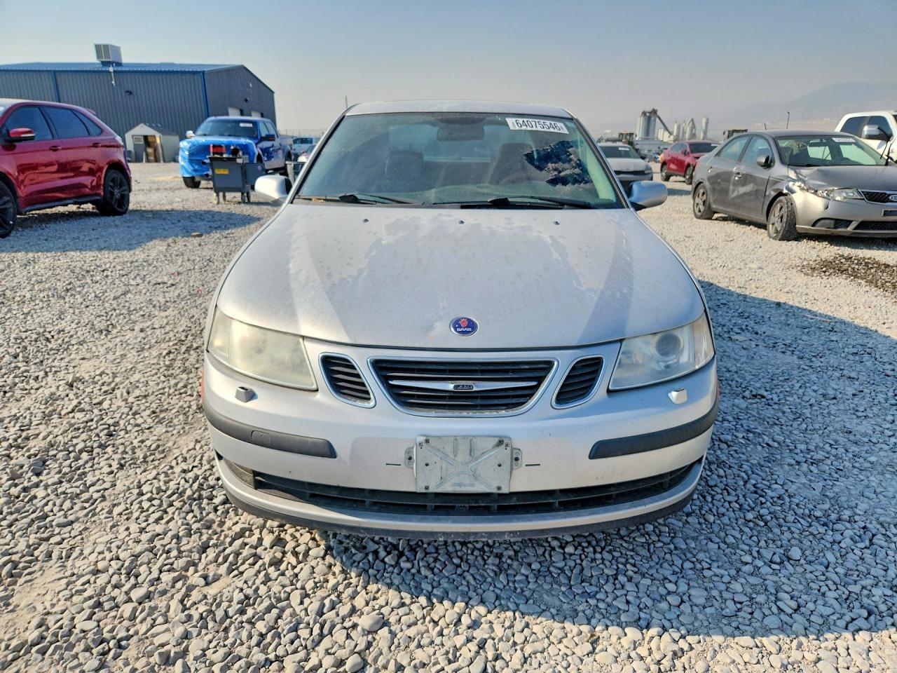 2004 Saab 9-3 Linear Silver vin: YS3FB49S041016353