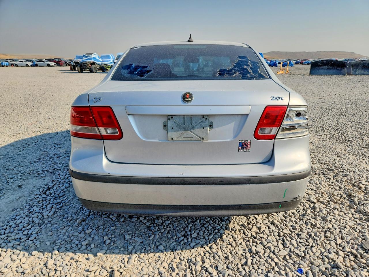 2004 Saab 9-3 Linear Silver vin: YS3FB49S041016353