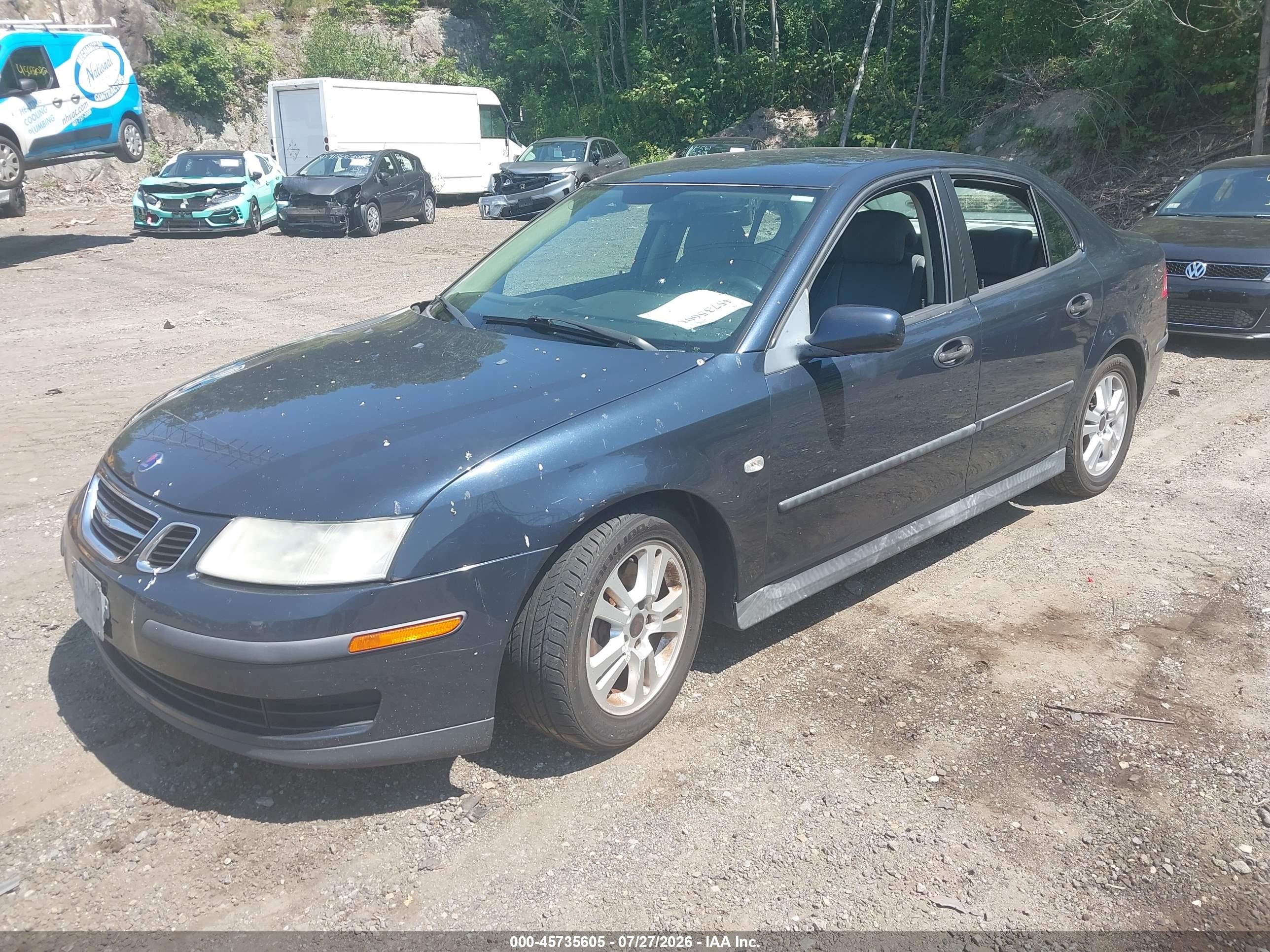 2005 Saab 9-3 Linear Blue vin: YS3FB49S251018381