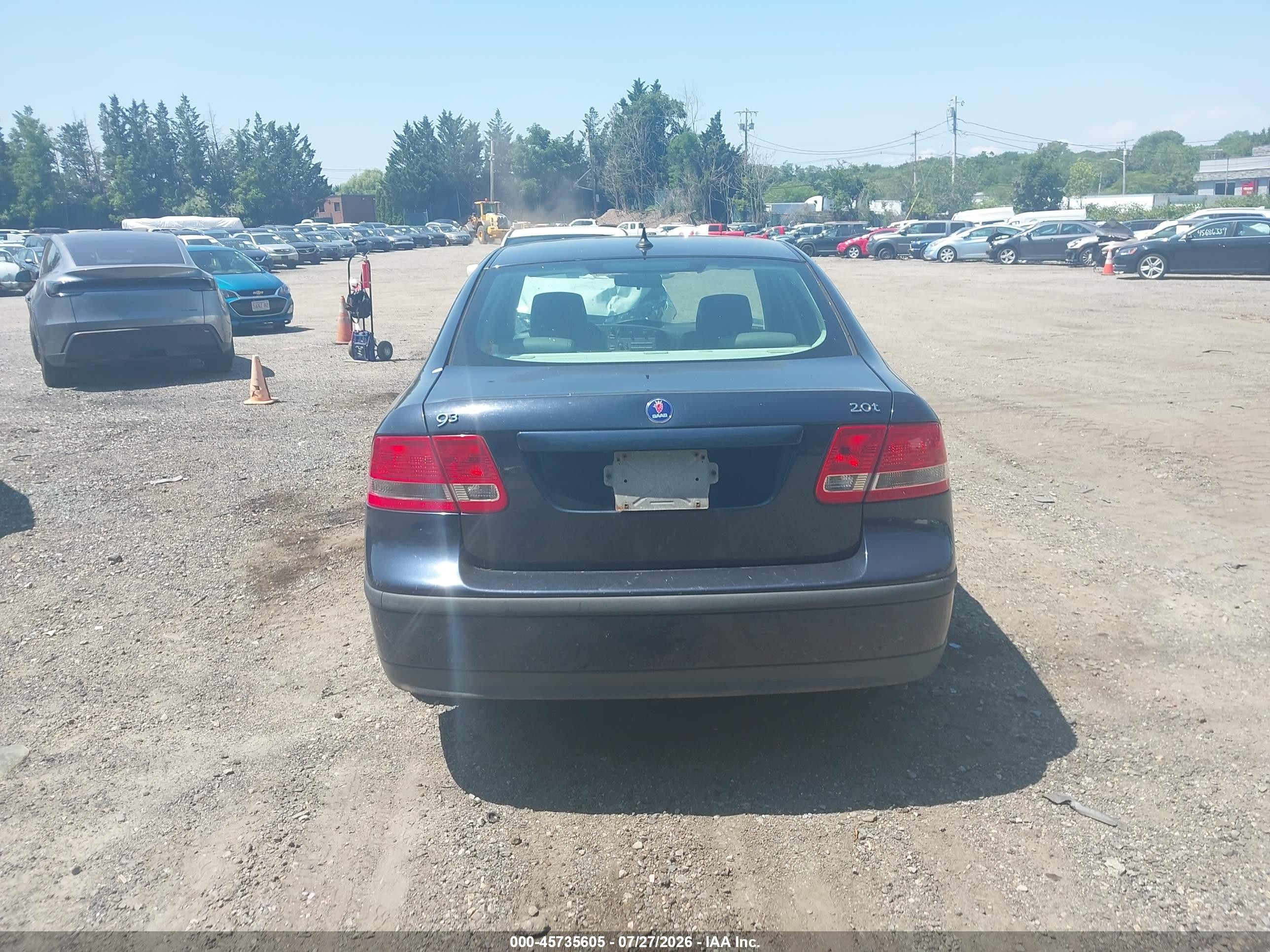 2005 Saab 9-3 Linear Blue vin: YS3FB49S251018381