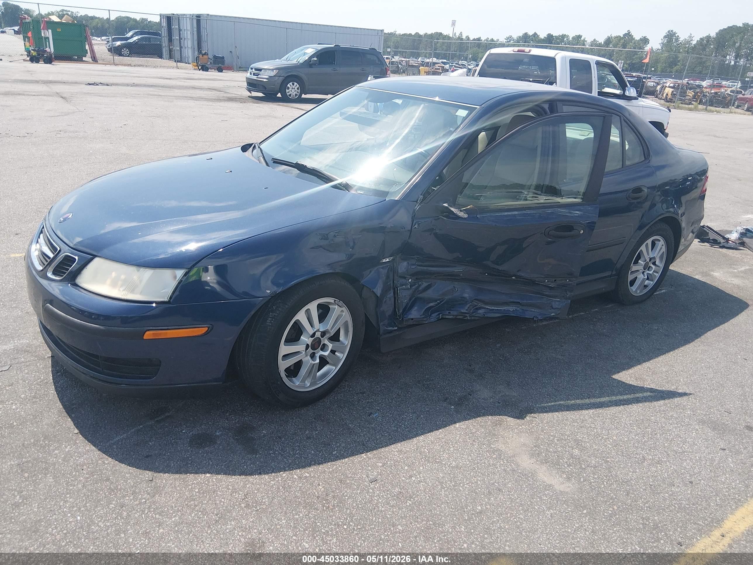 2005 Saab 9-3 Linear Blue vin: YS3FB49S251059464