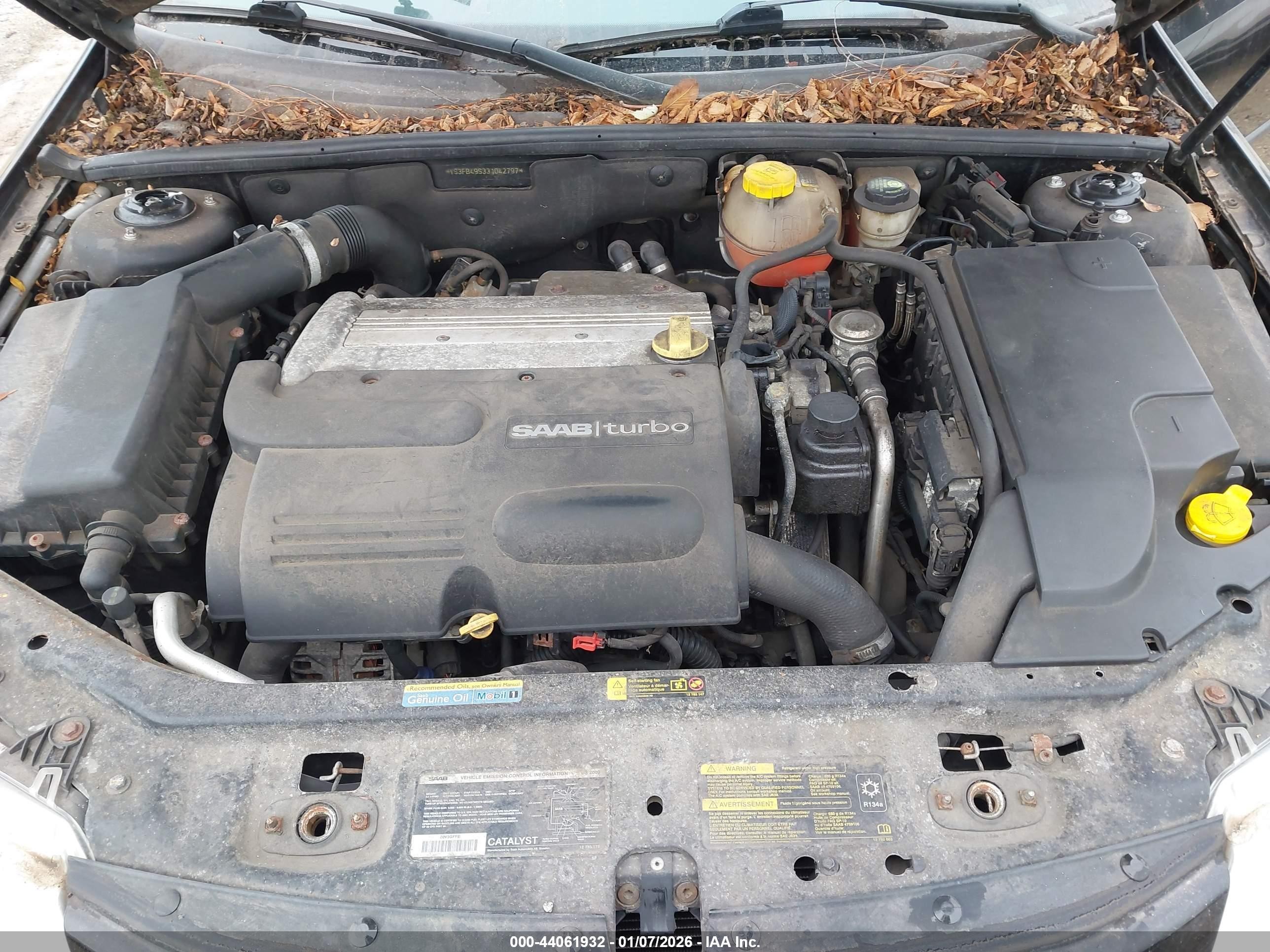 2003 Saab 9-3   Black vin: YS3FB49S331042797