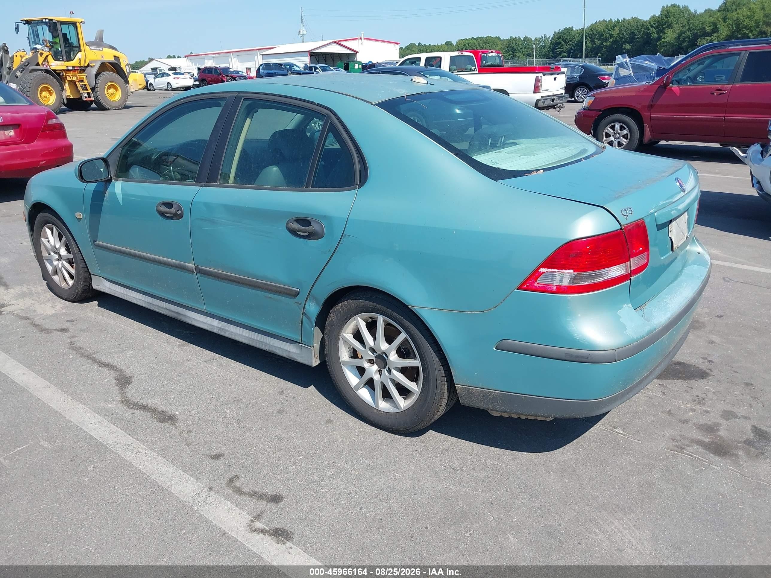 2004 Saab 9-3 Linear Teal vin: YS3FB49S341010577