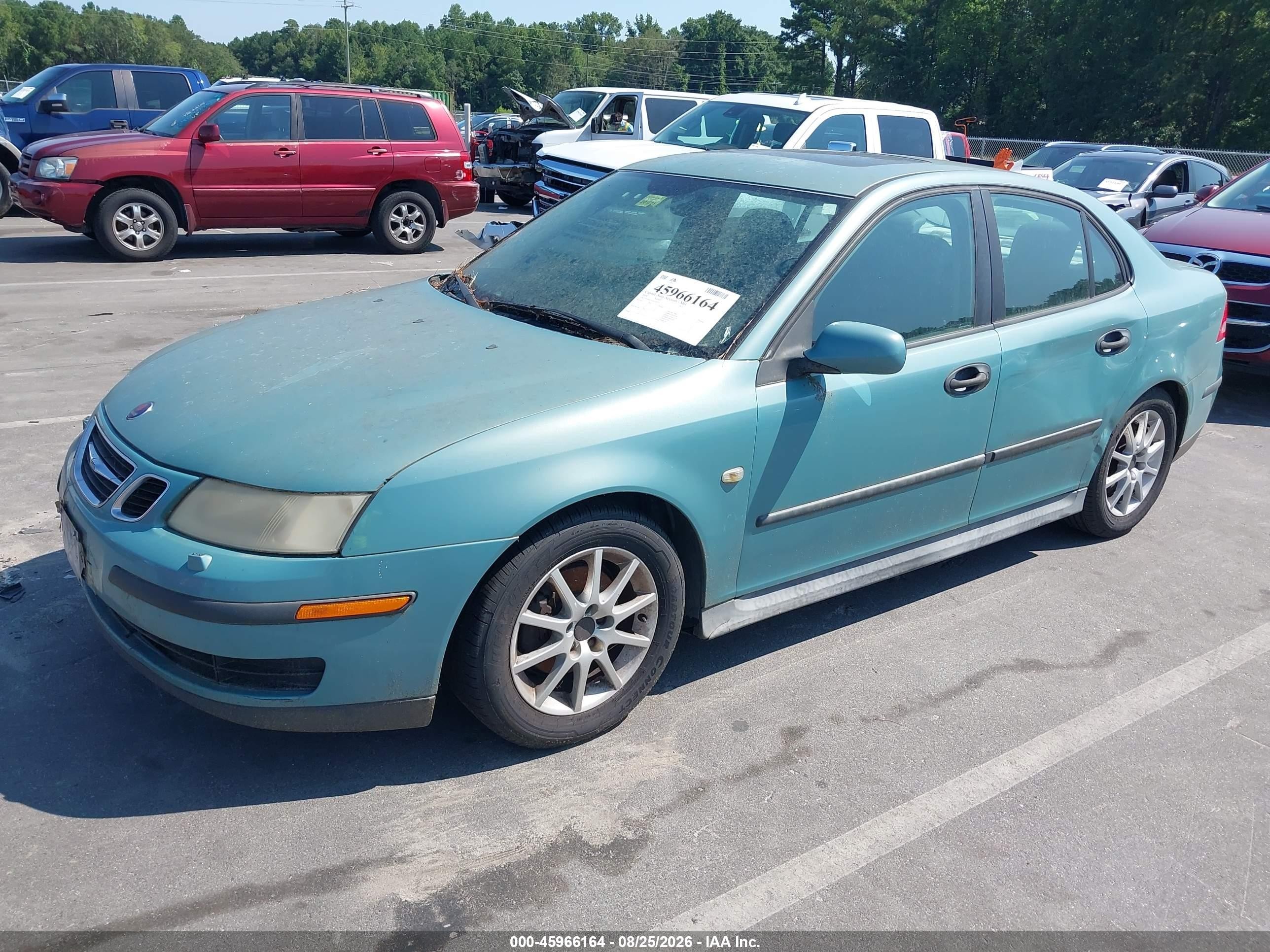 2004 Saab 9-3 Linear Teal vin: YS3FB49S341010577
