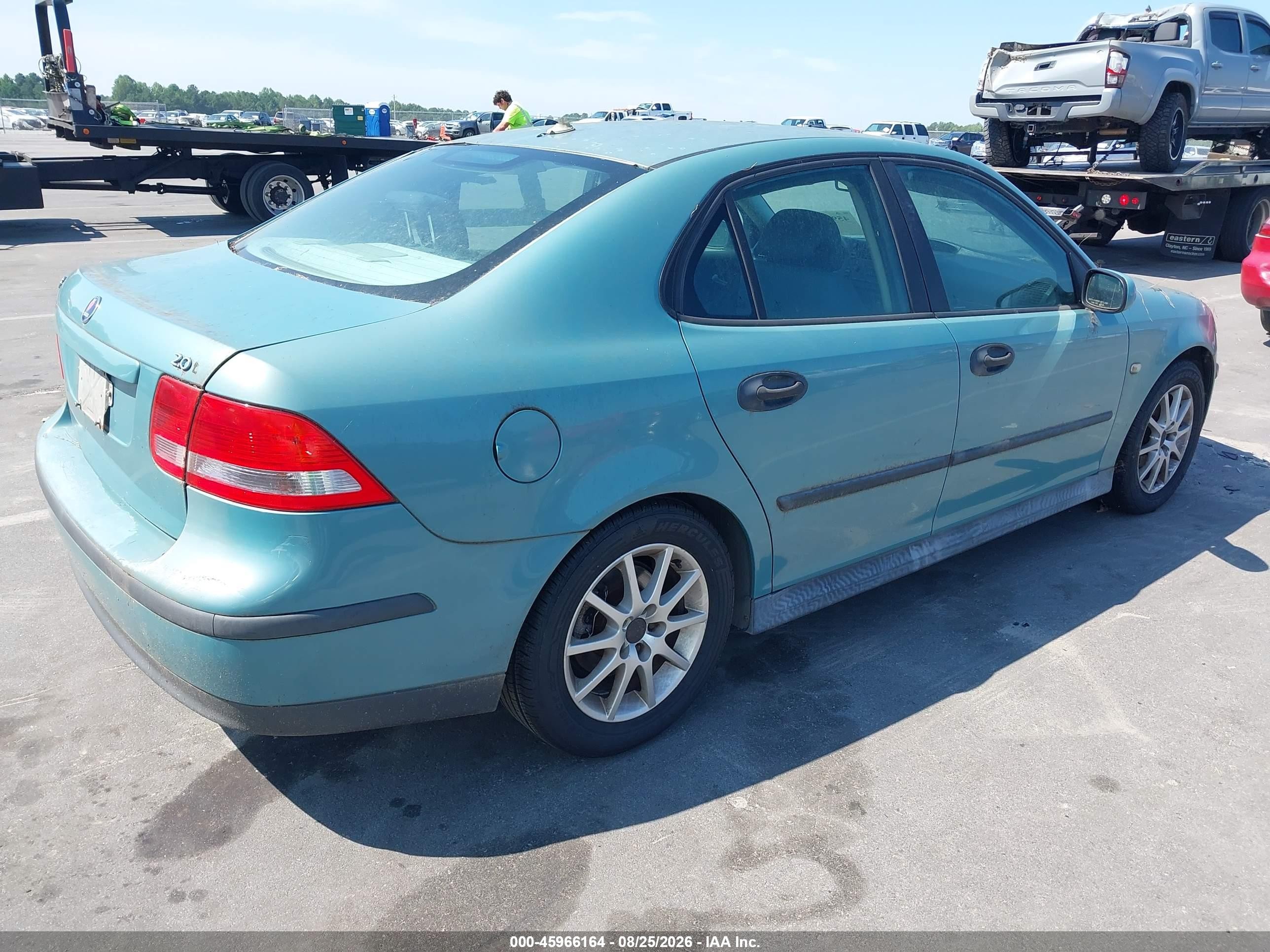 2004 Saab 9-3 Linear Teal vin: YS3FB49S341010577