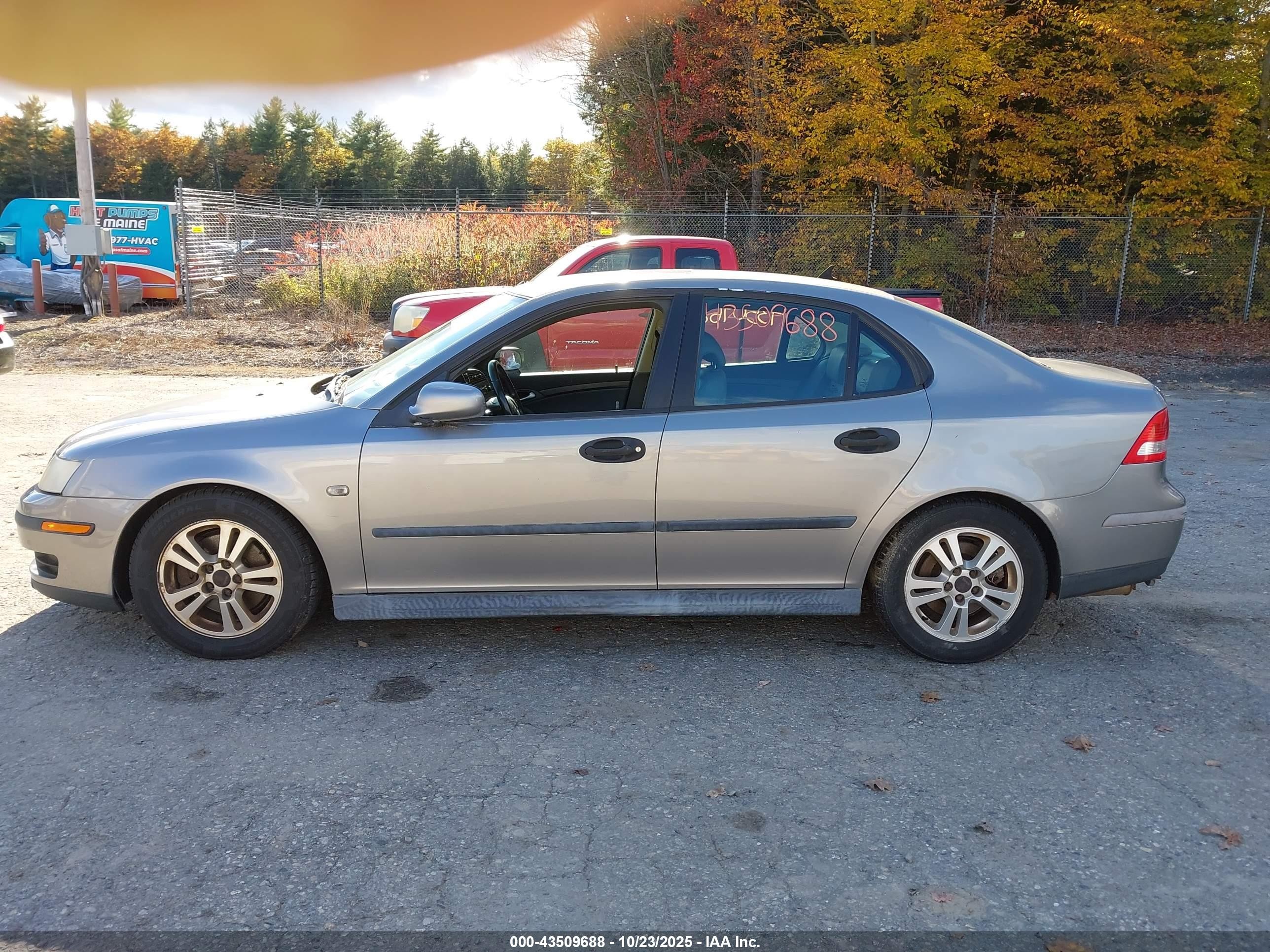 2005 Saab 9-3 Linear Gray vin: YS3FB49S451001761