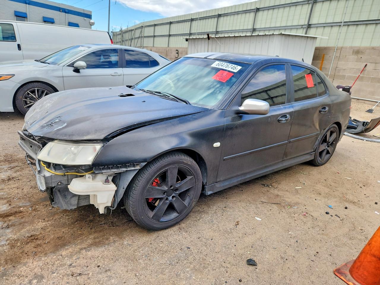 2005 Saab 9-3 Linear Black vin: YS3FB49S451021914