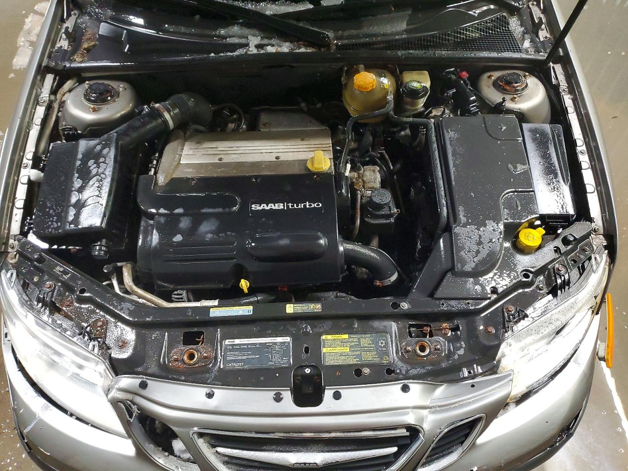 2004 Saab 9-3 Linear Gray vin: YS3FB49S541005106