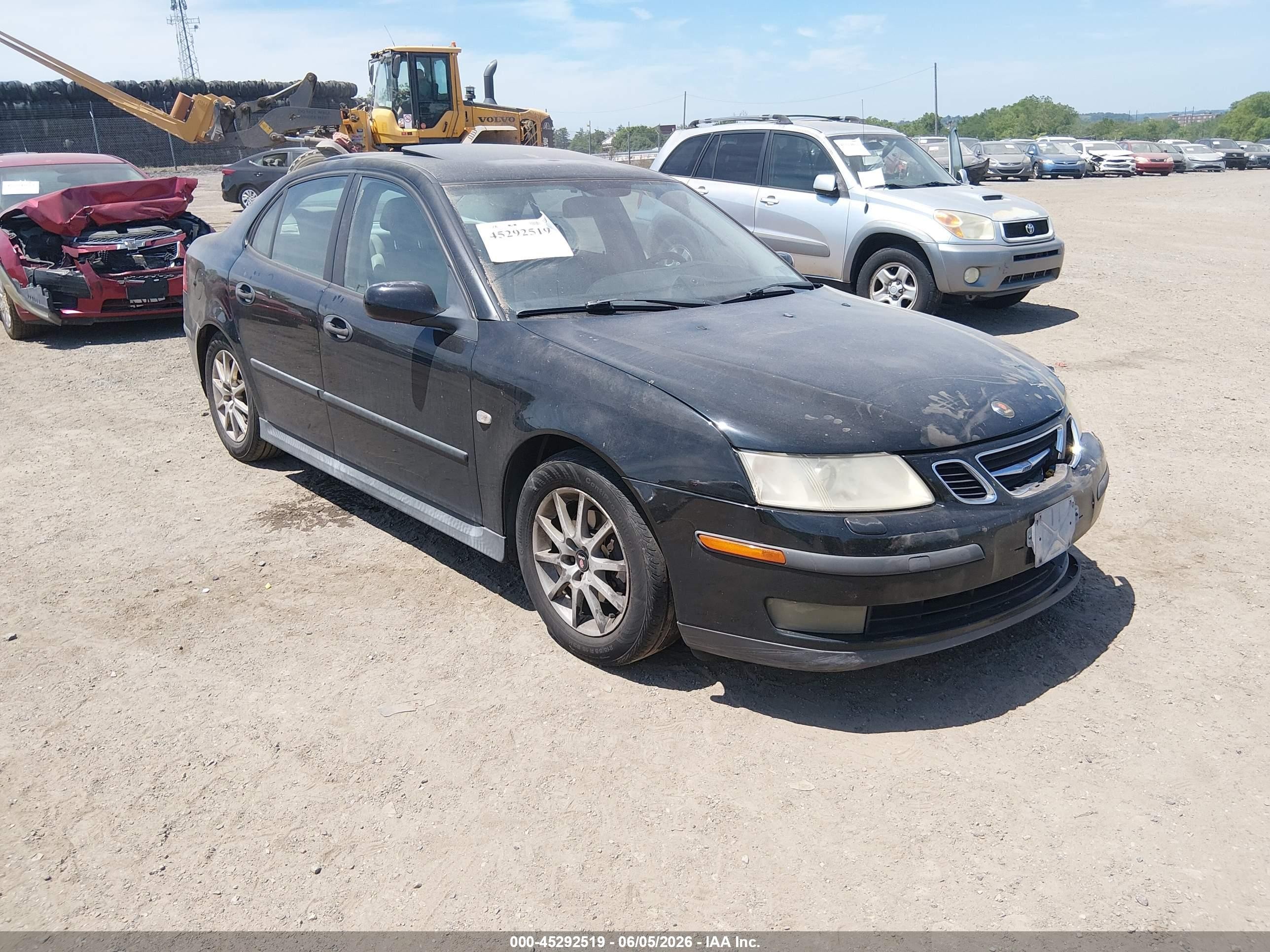 2003 Saab 9-3 Linear Black vin: YS3FB49S631046925