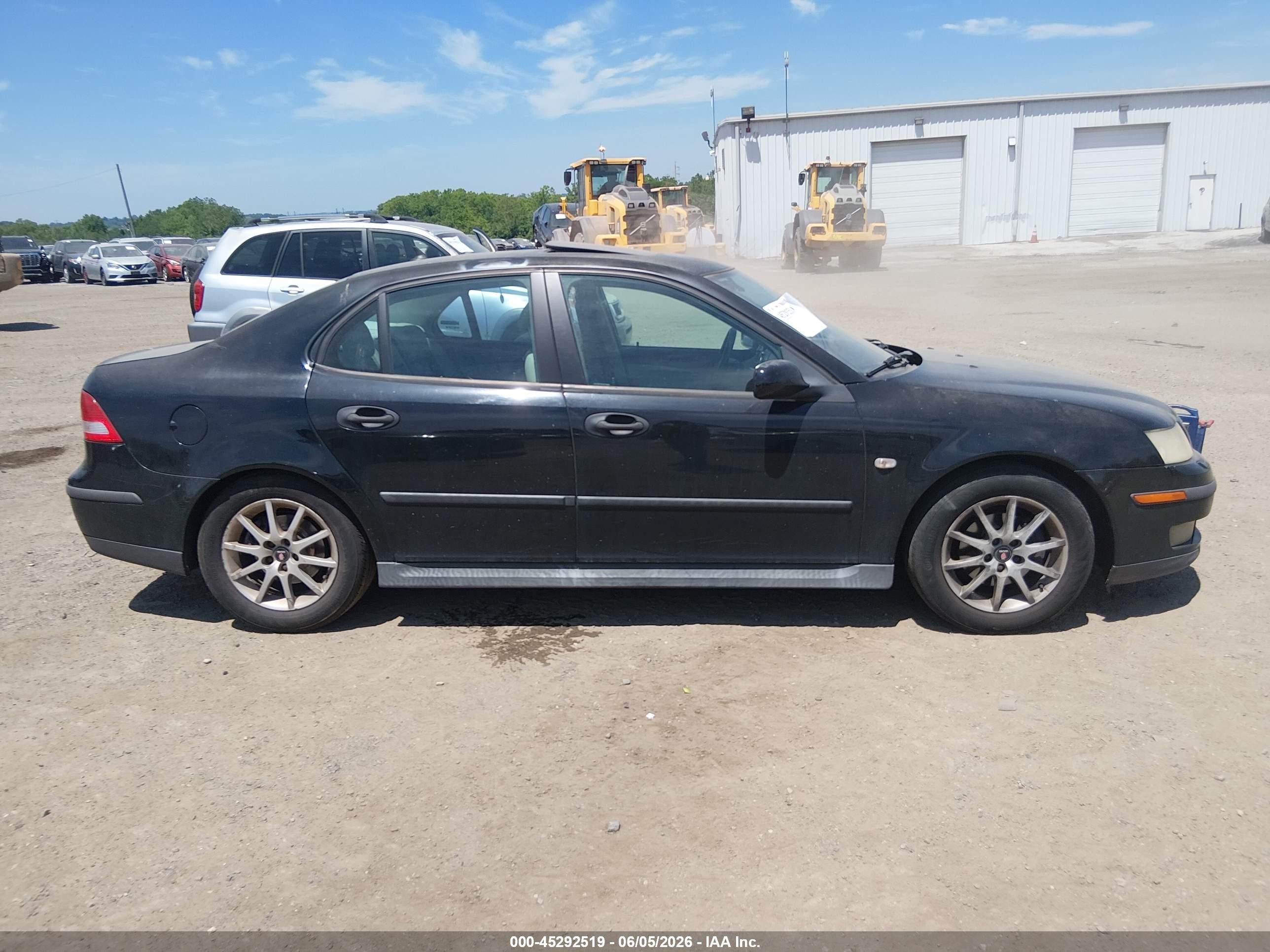 2003 Saab 9-3 Linear Черный vin: YS3FB49S631046925