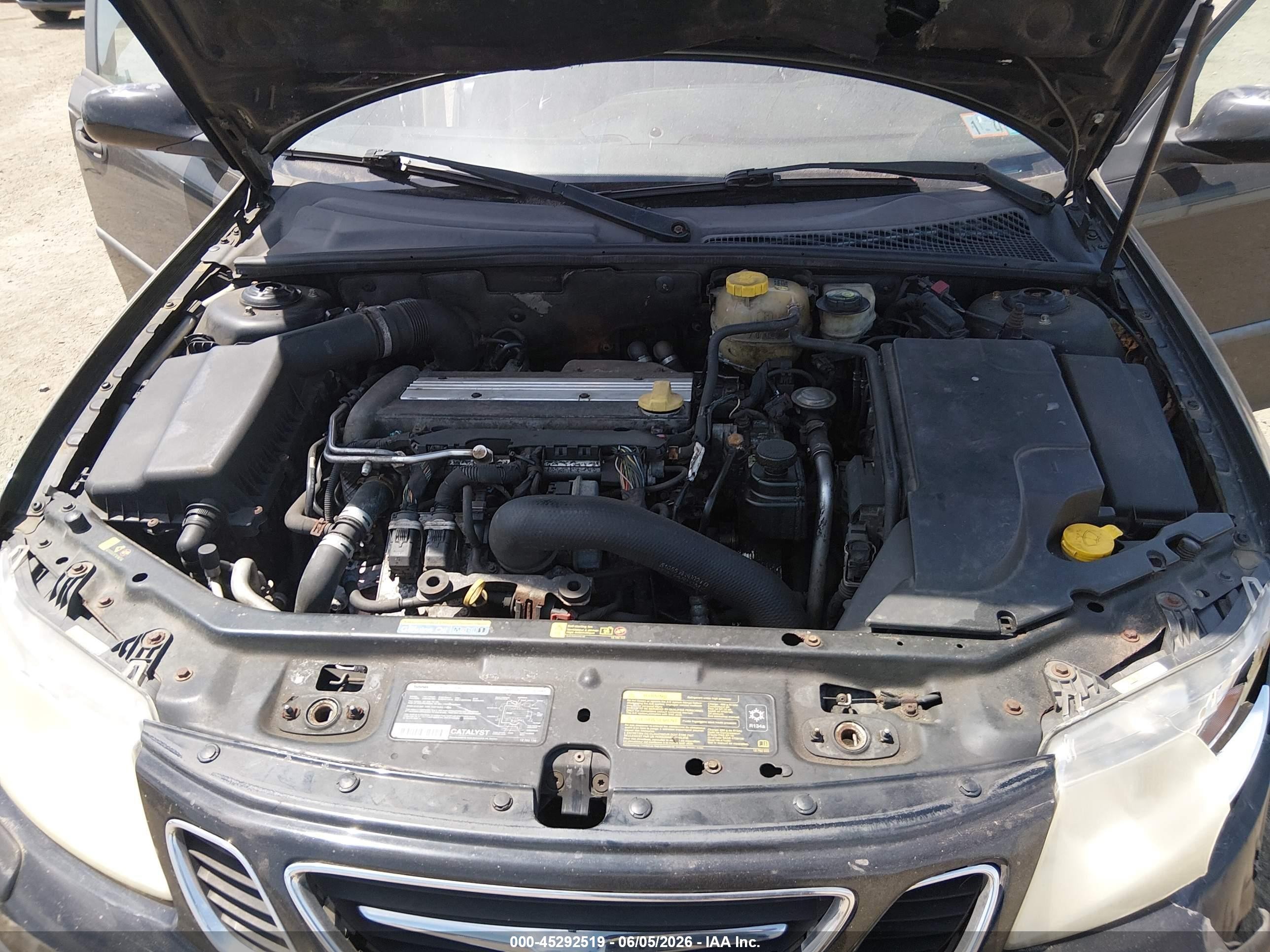 2003 Saab 9-3 Linear Черный vin: YS3FB49S631046925