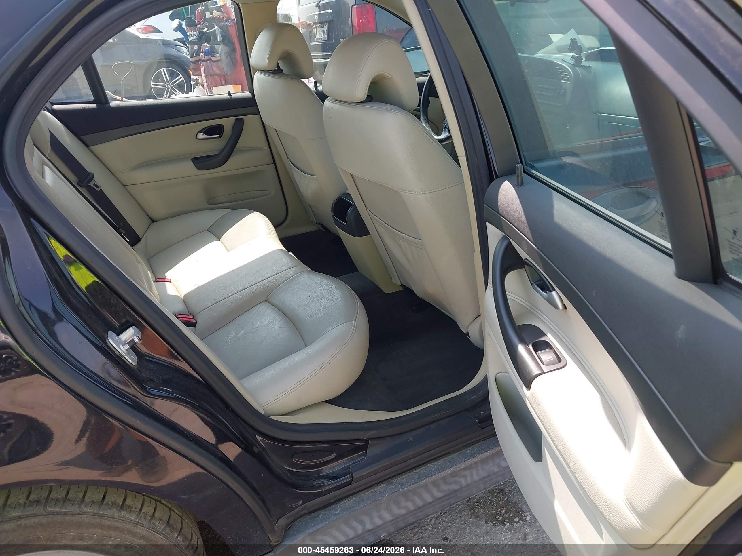 2005 Saab 9-3 Linear Black vin: YS3FB49S651047656