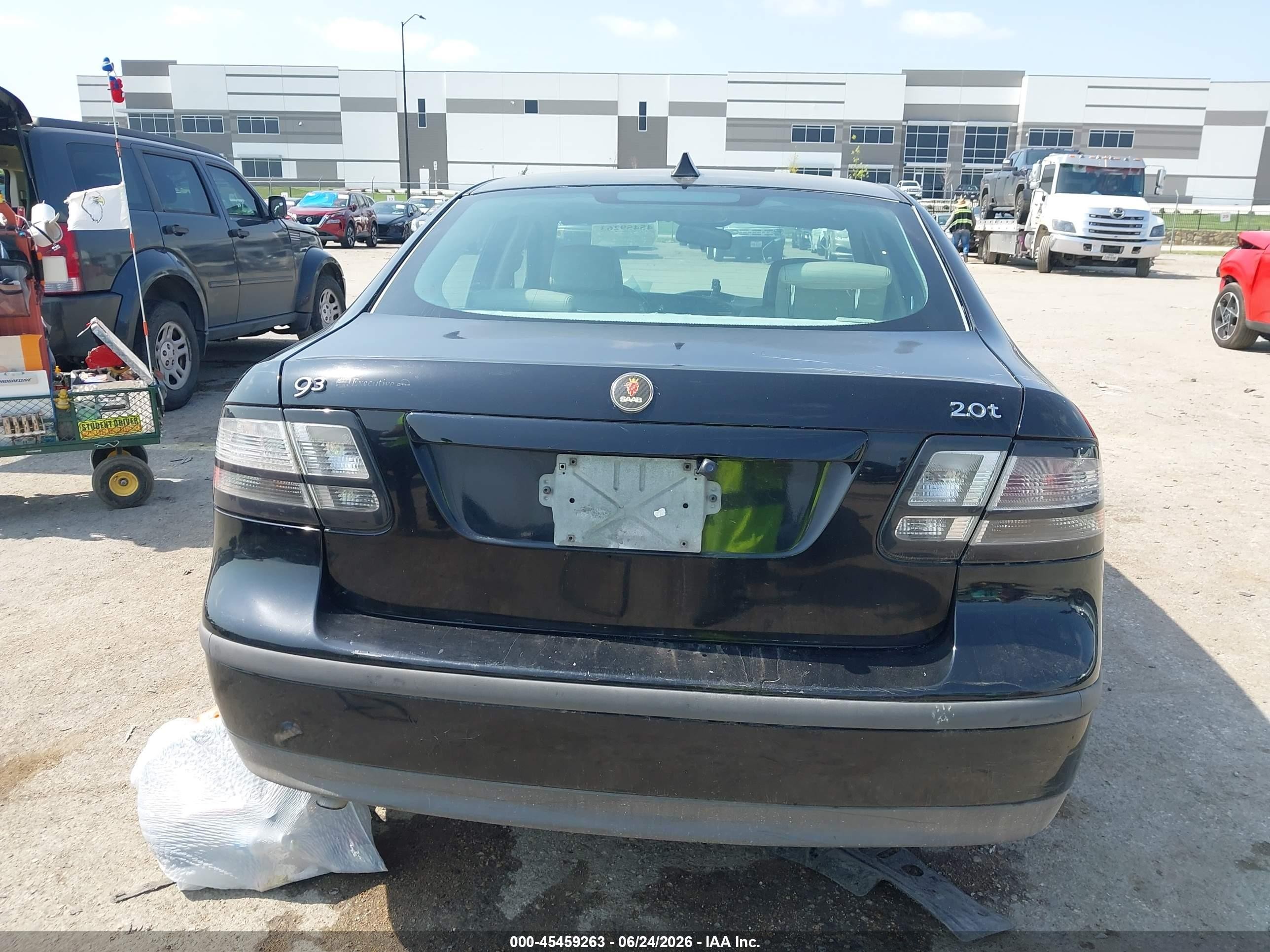 2005 Saab 9-3 Linear Black vin: YS3FB49S651047656