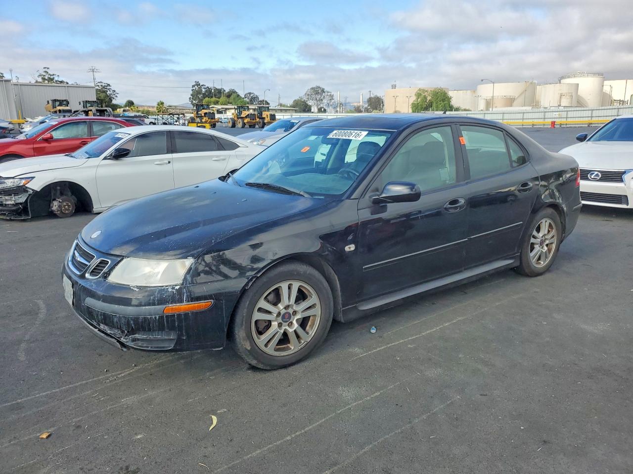 2005 Saab 9-3 Linear Black vin: YS3FB49S851021592