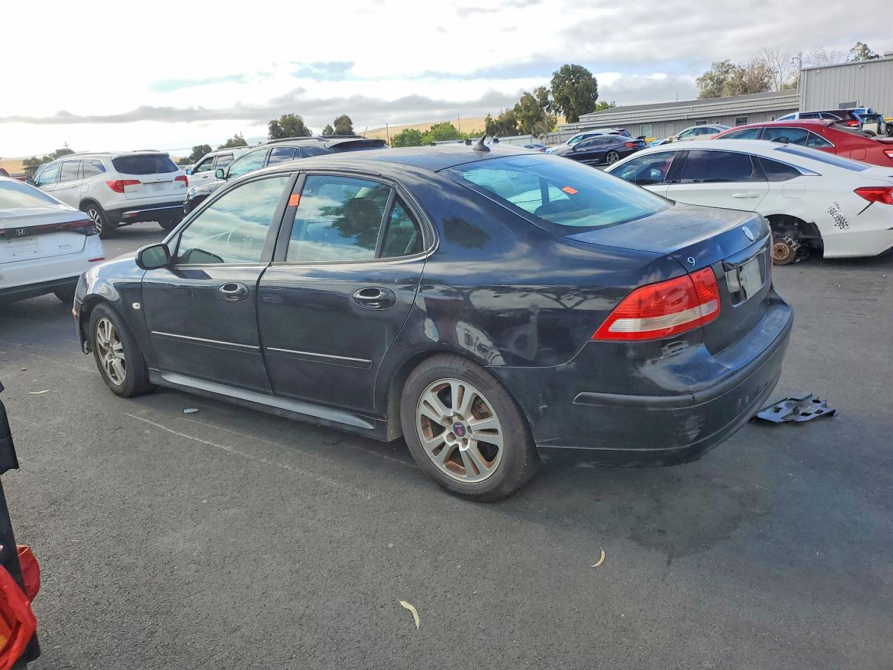 2005 Saab 9-3 Linear Black vin: YS3FB49S851021592