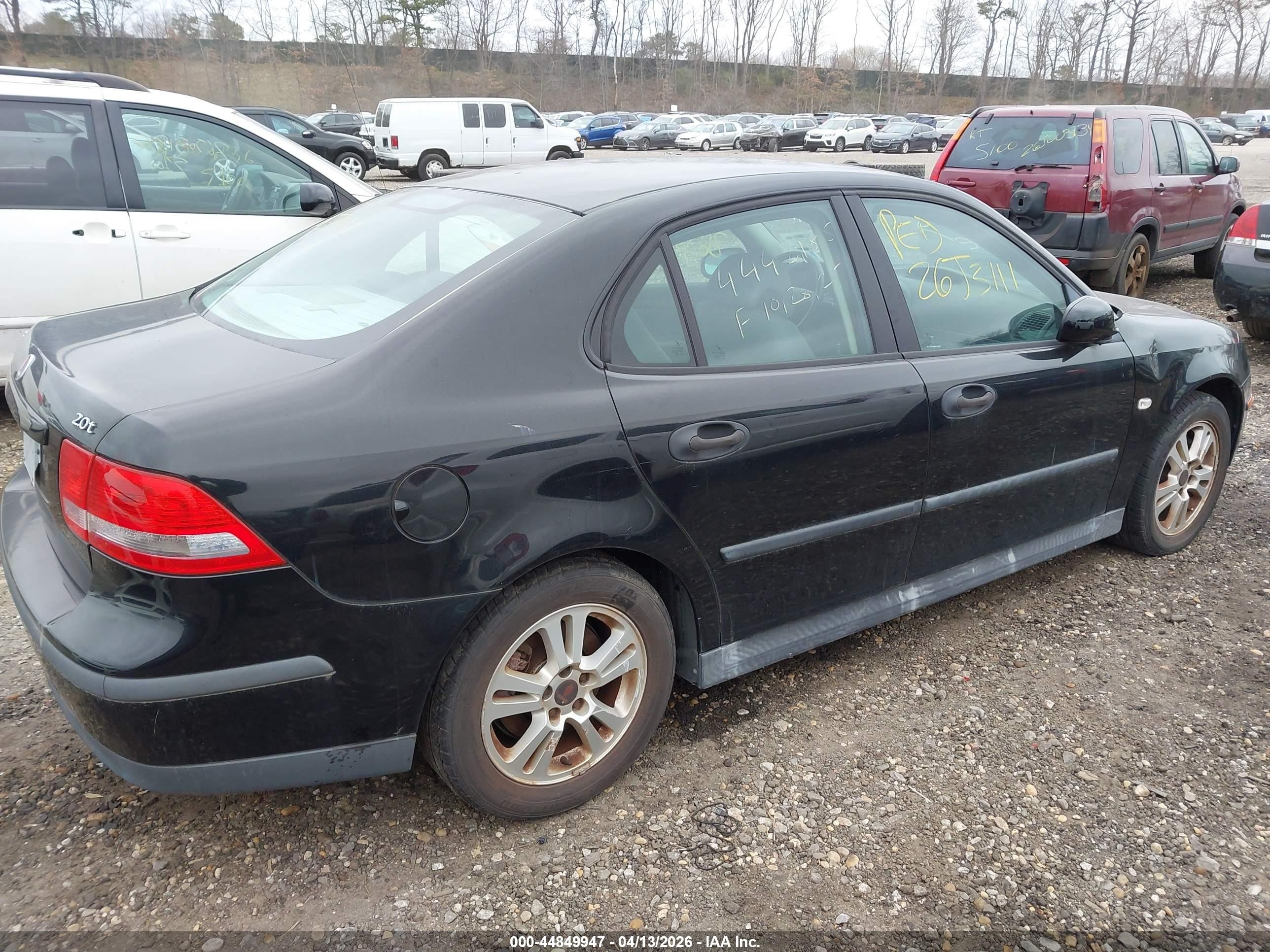 2005 Saab 9-3 Linear Black vin: YS3FB49S851046699