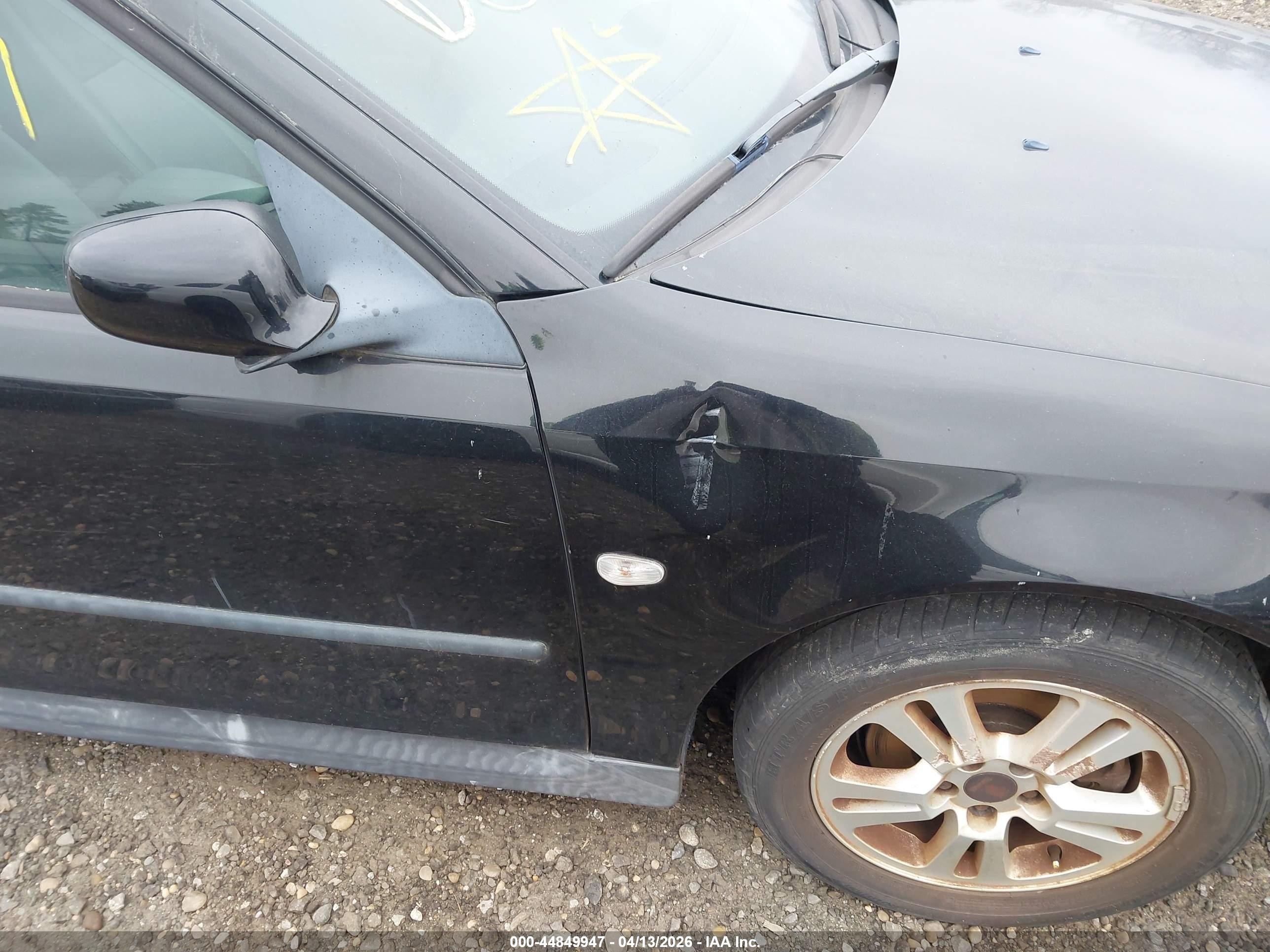 2005 Saab 9-3 Linear Black vin: YS3FB49S851046699