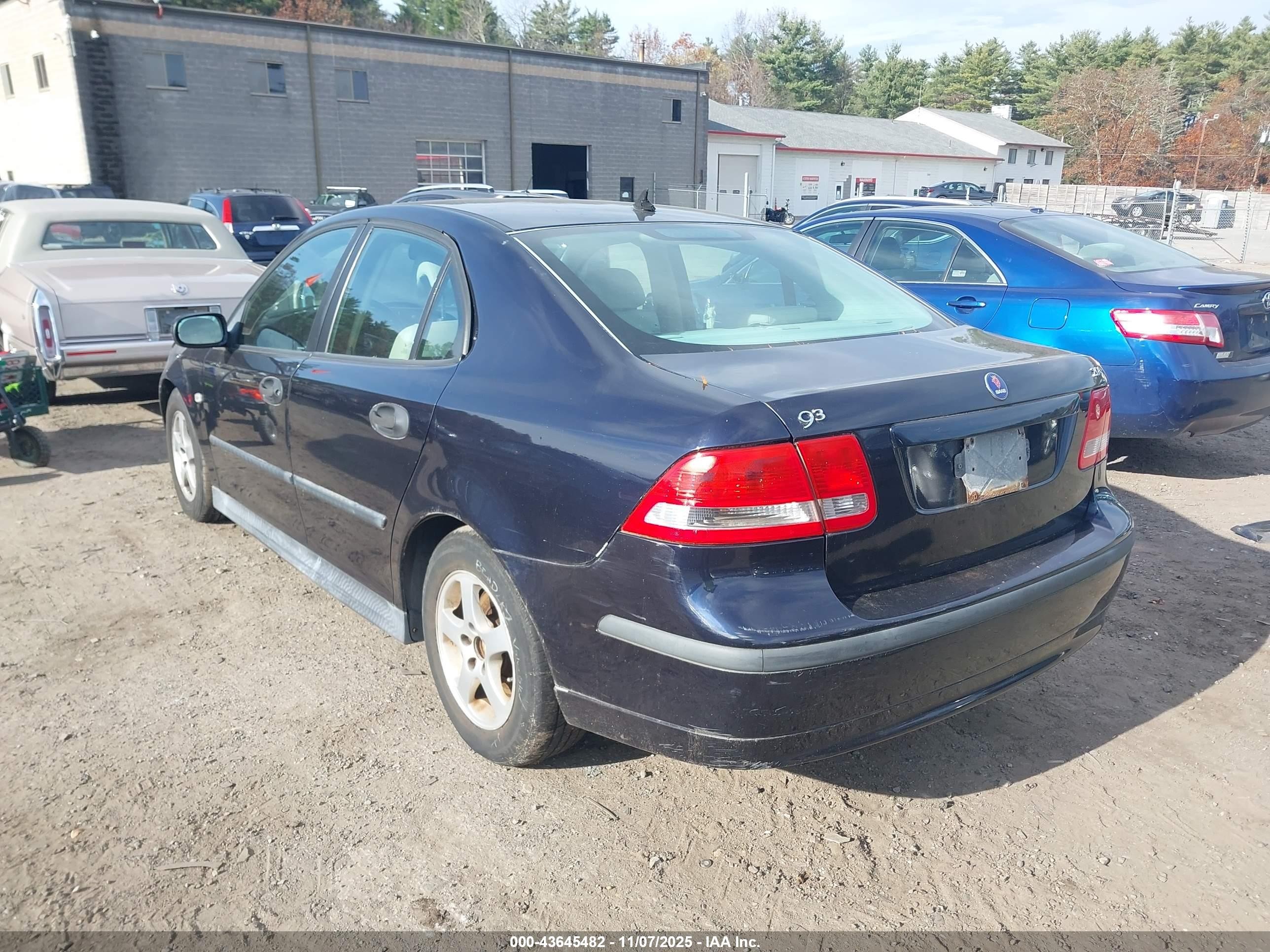 2003 Saab 9-3 Linear Blue vin: YS3FB49S931046319