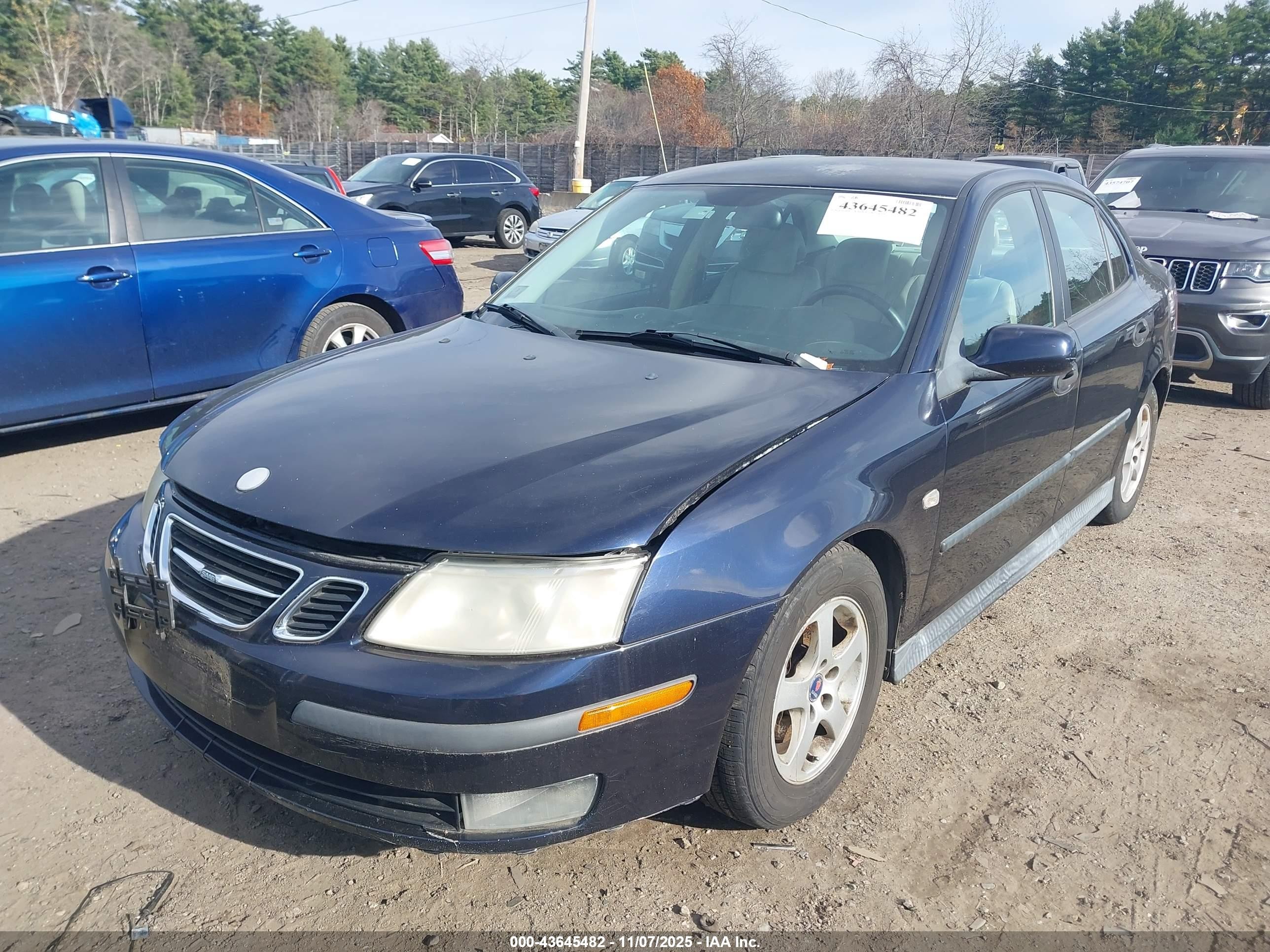 2003 Saab 9-3 Linear Blue vin: YS3FB49S931046319