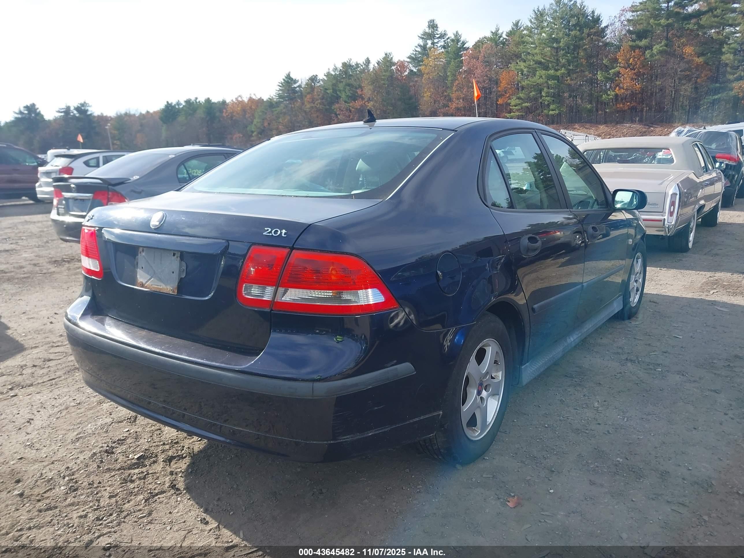 2003 Saab 9-3 Linear Blue vin: YS3FB49S931046319