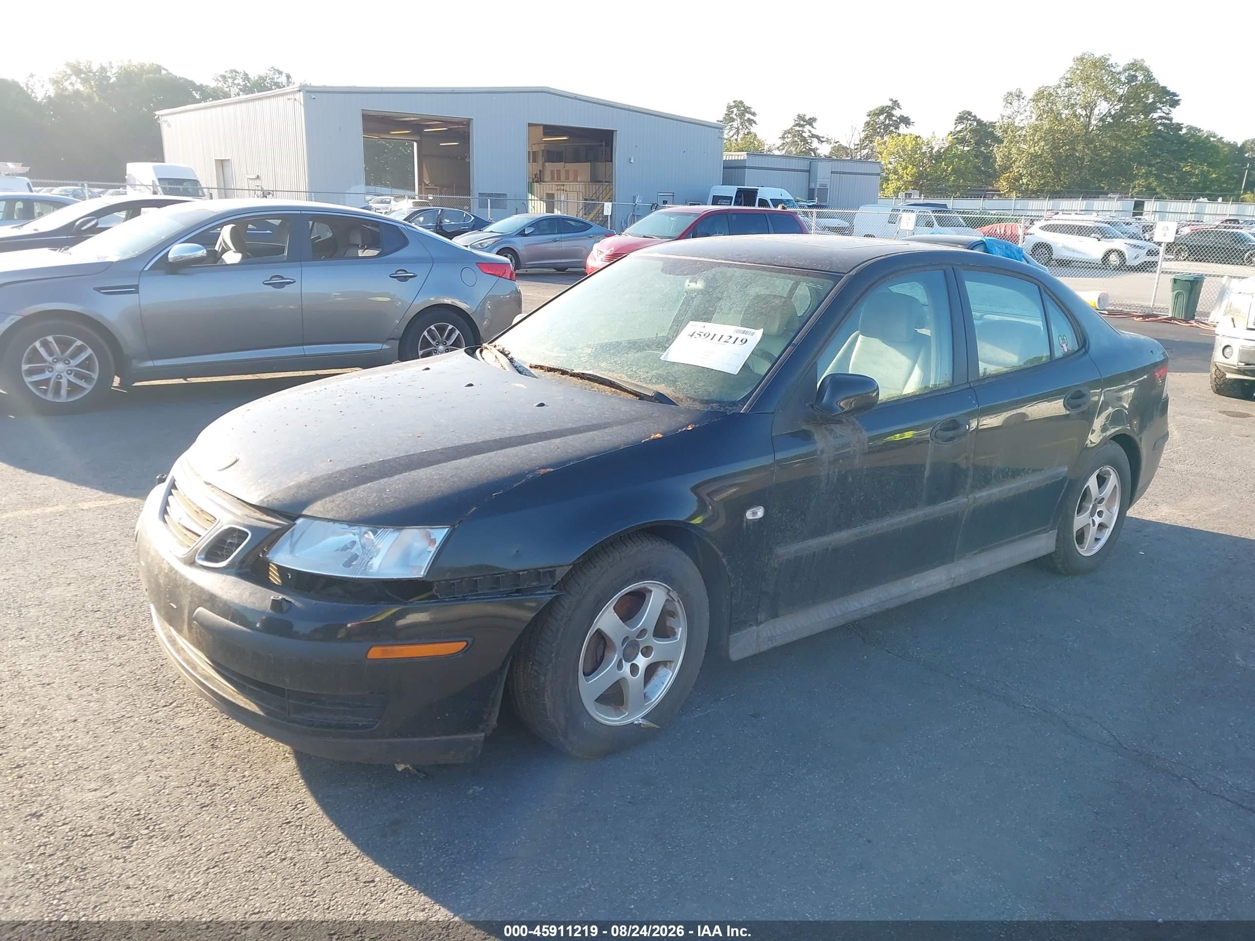 2004 Saab 9-3 Linear Black vin: YS3FB49SX41046511