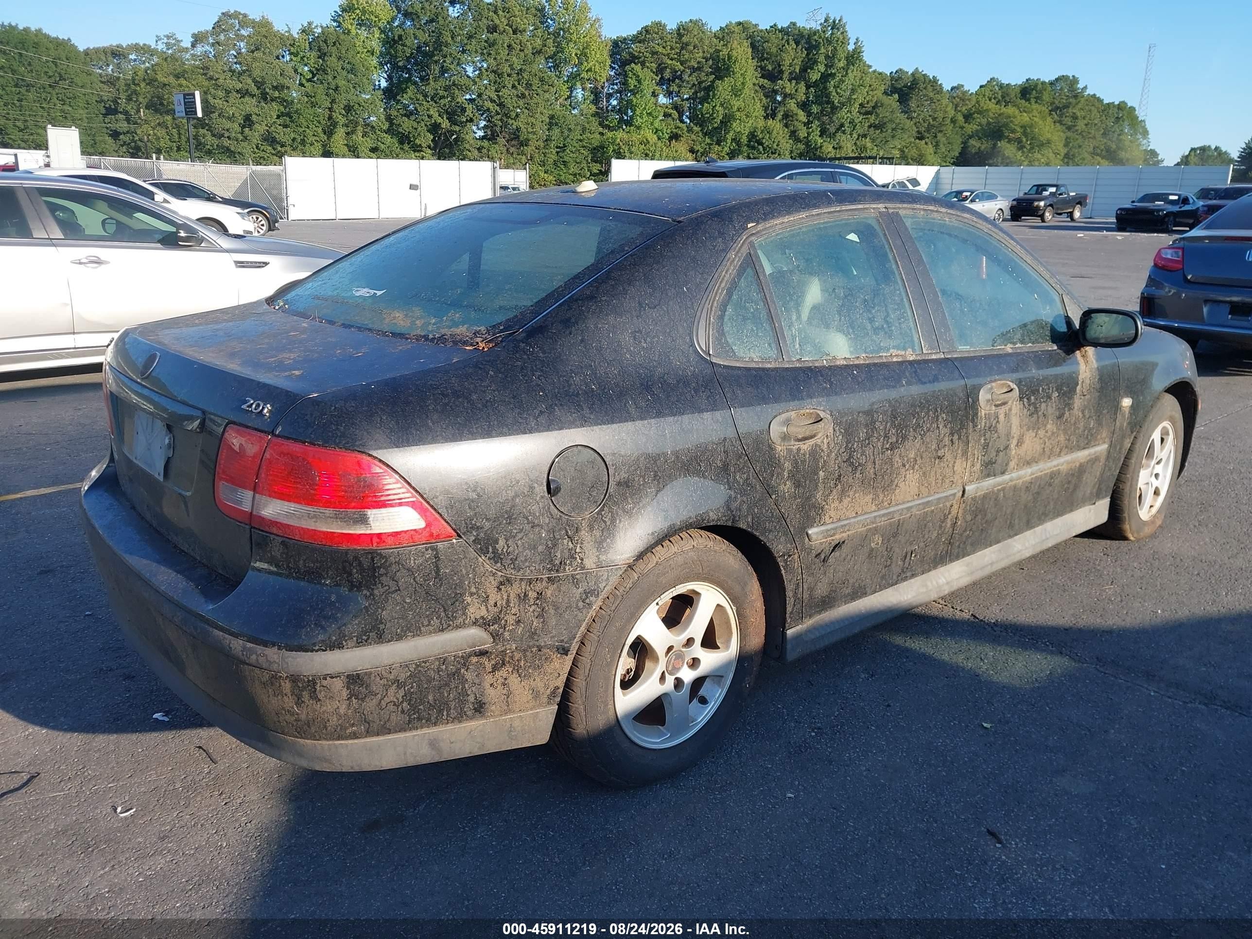 2004 Saab 9-3 Linear Black vin: YS3FB49SX41046511