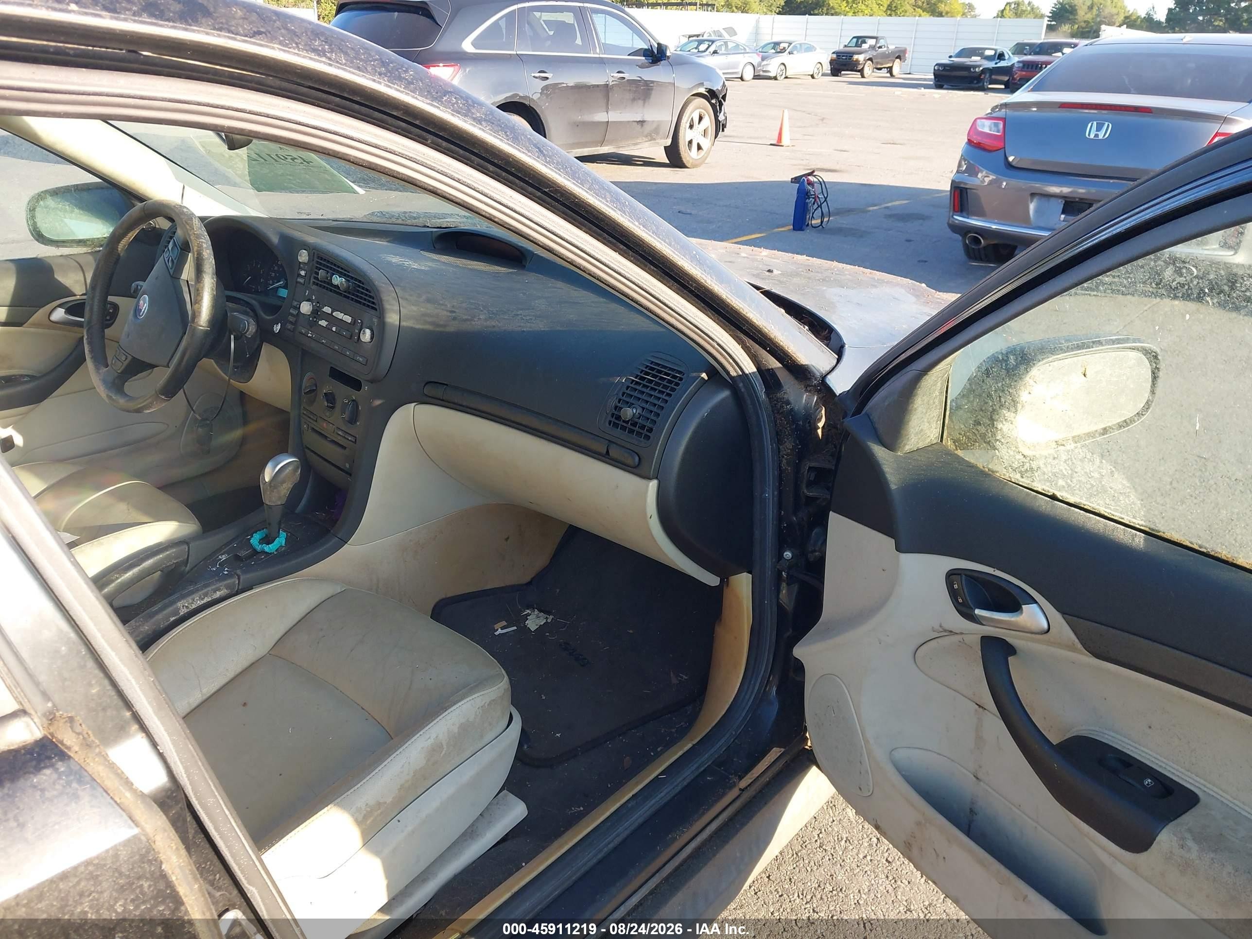 2004 Saab 9-3 Linear Black vin: YS3FB49SX41046511