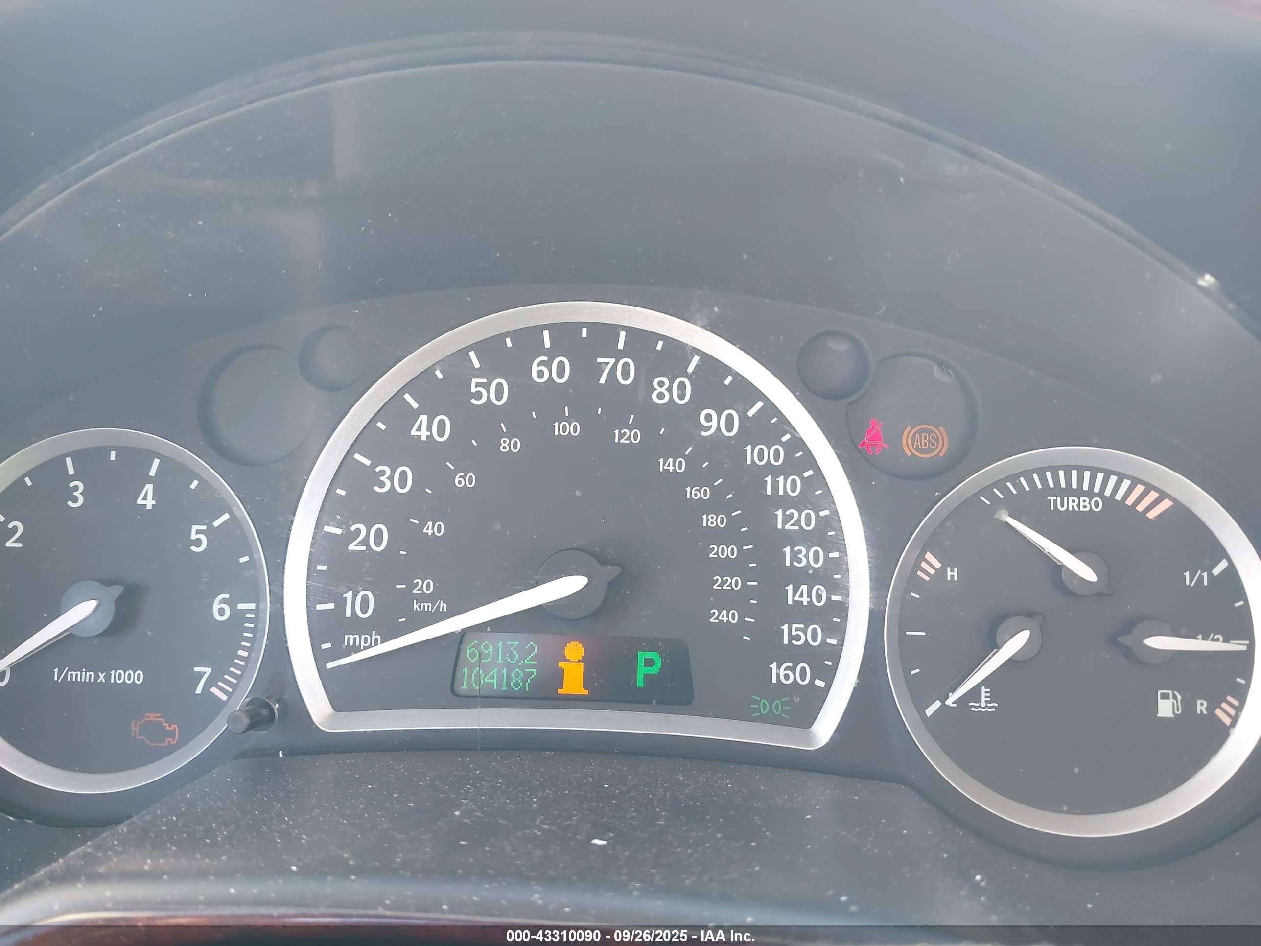 2005 Saab 9-3 Linear White vin: YS3FB49SX51053167