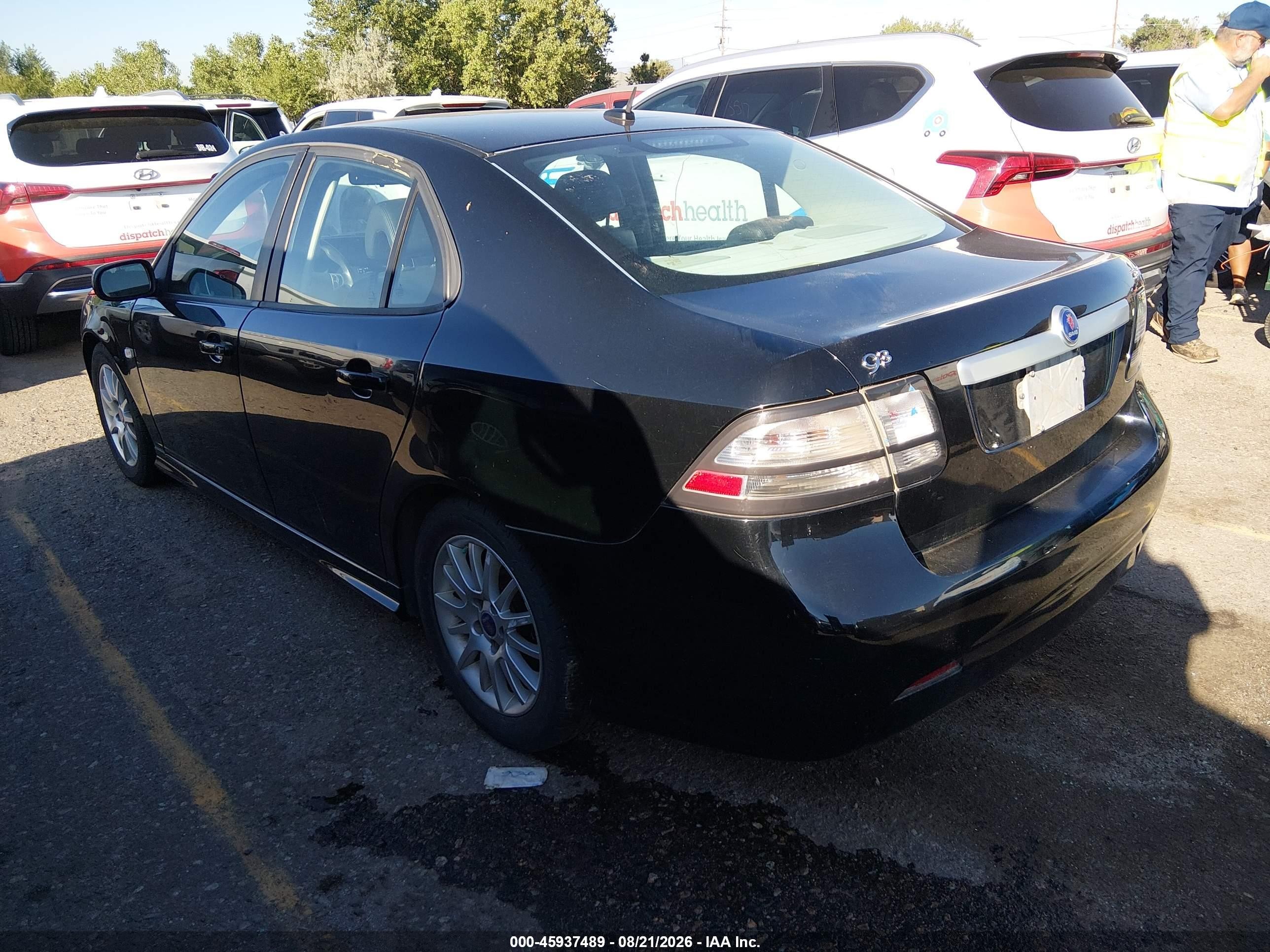 2009 Saab 9-3 2.0t Black vin: YS3FB49Y291019864