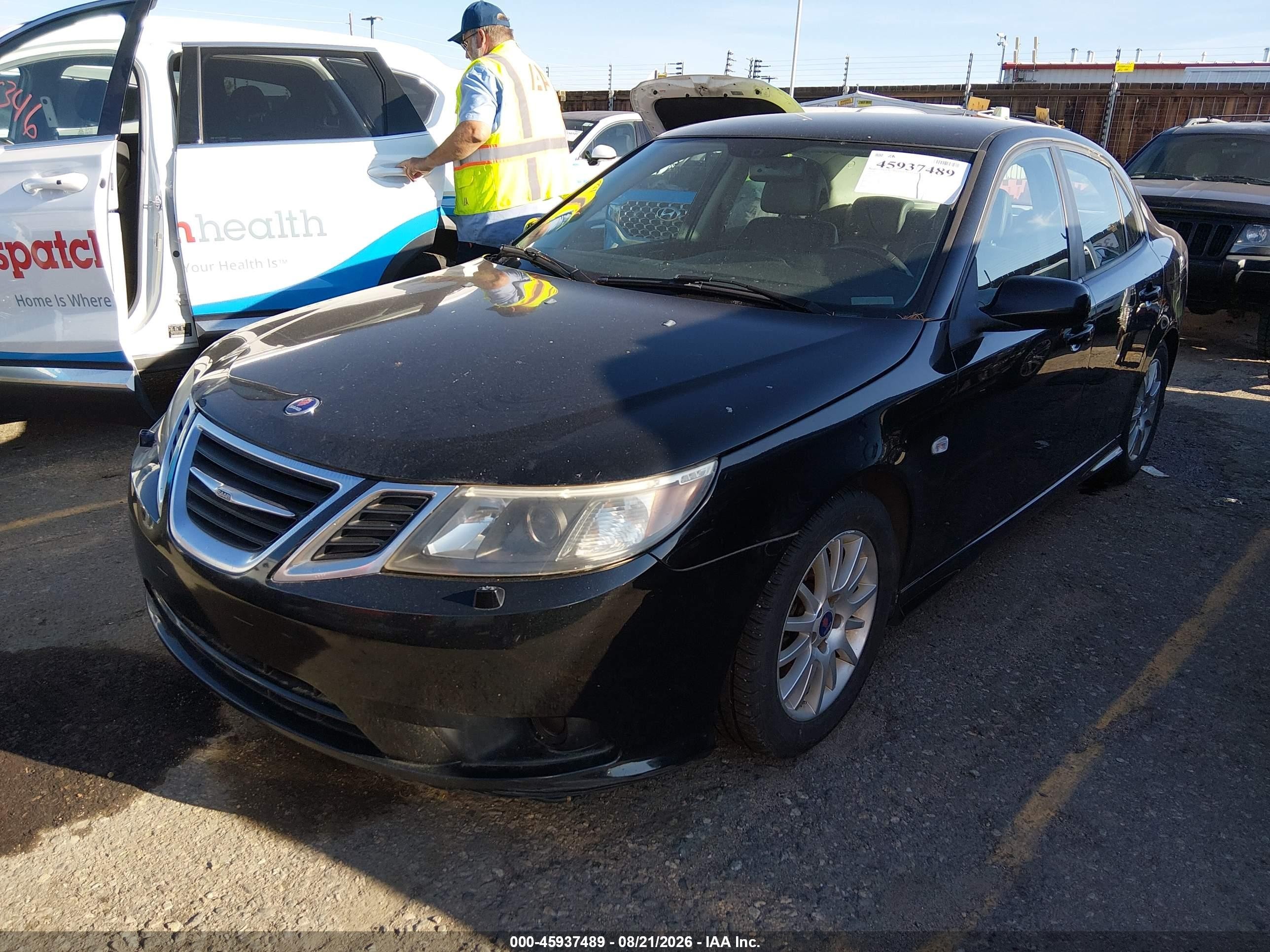 2009 Saab 9-3 2.0t Black vin: YS3FB49Y291019864