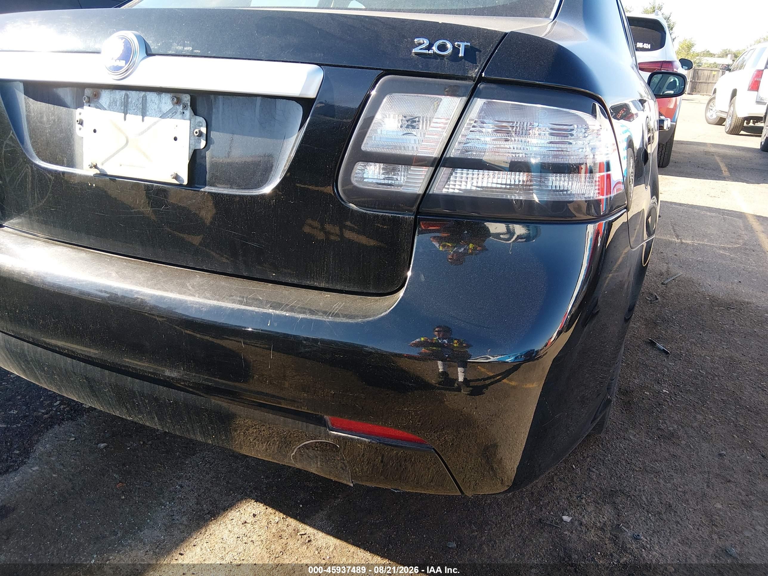 2009 Saab 9-3 2.0t Black vin: YS3FB49Y291019864
