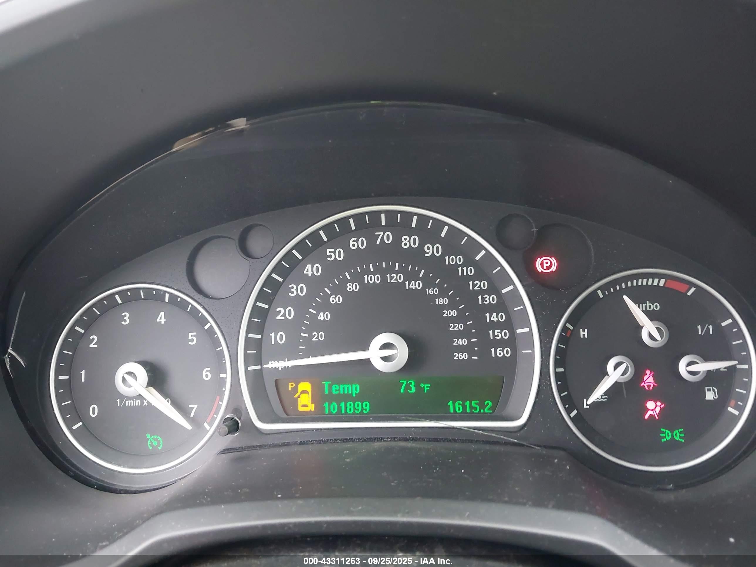 2009 Saab 9-3 2.0t Серый vin: YS3FB49Y391003561