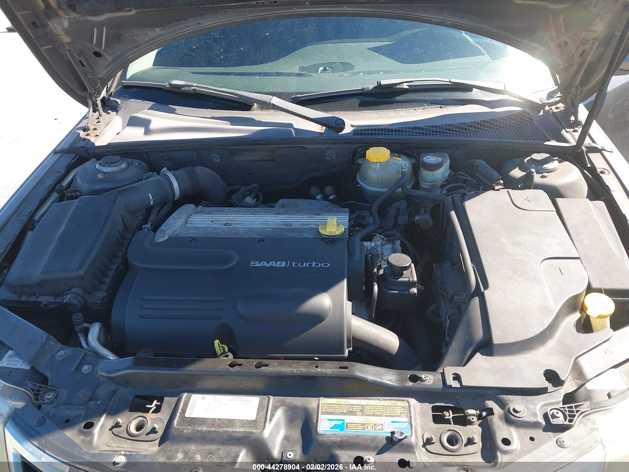 2009 Saab 9-3 2.0t Серый vin: YS3FB49Y391005794