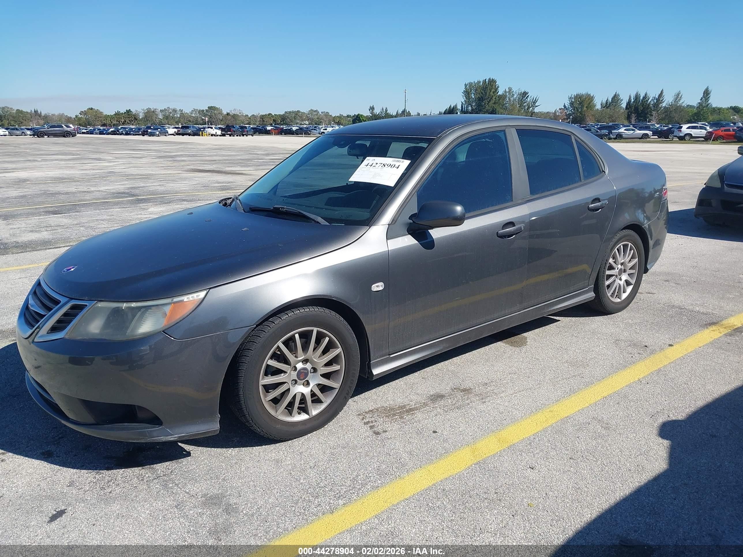 2009 Saab 9-3 2.0t Серый vin: YS3FB49Y391005794