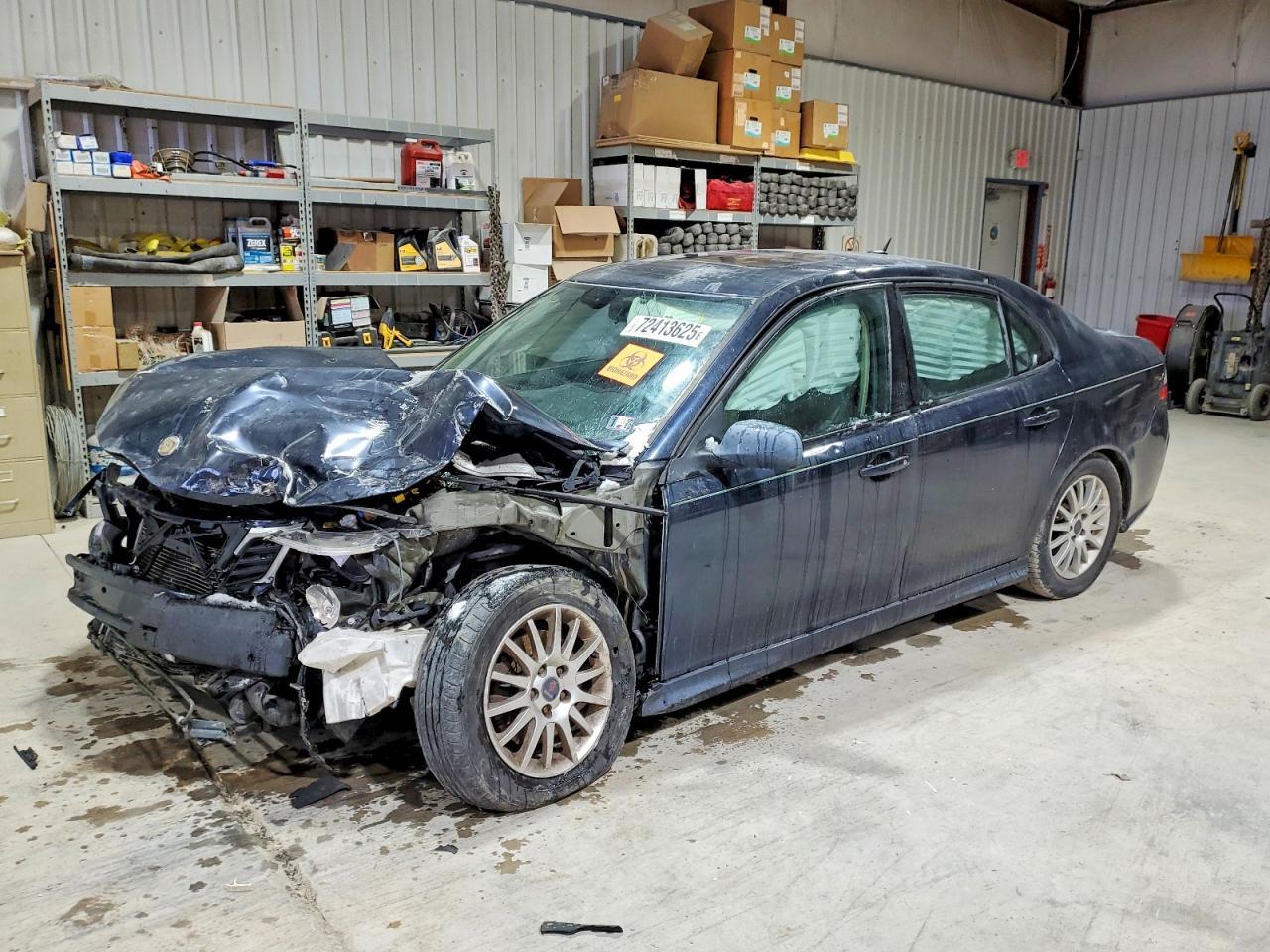 2008 Saab 9-3 2.0t Blue vin: YS3FB49Y581122825