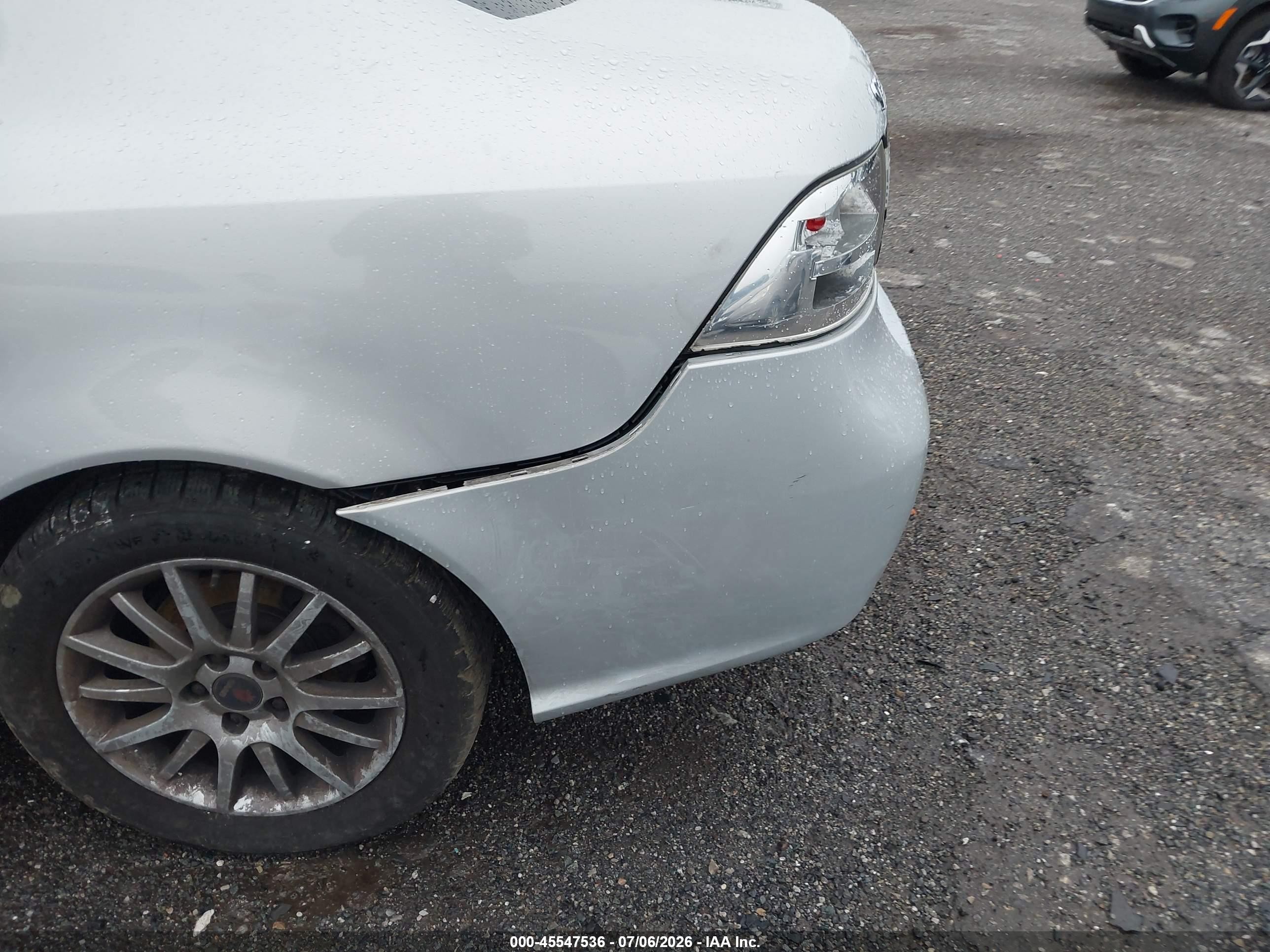 2008 Saab 9-3 2.0t Silver vin: YS3FB49Y781115813