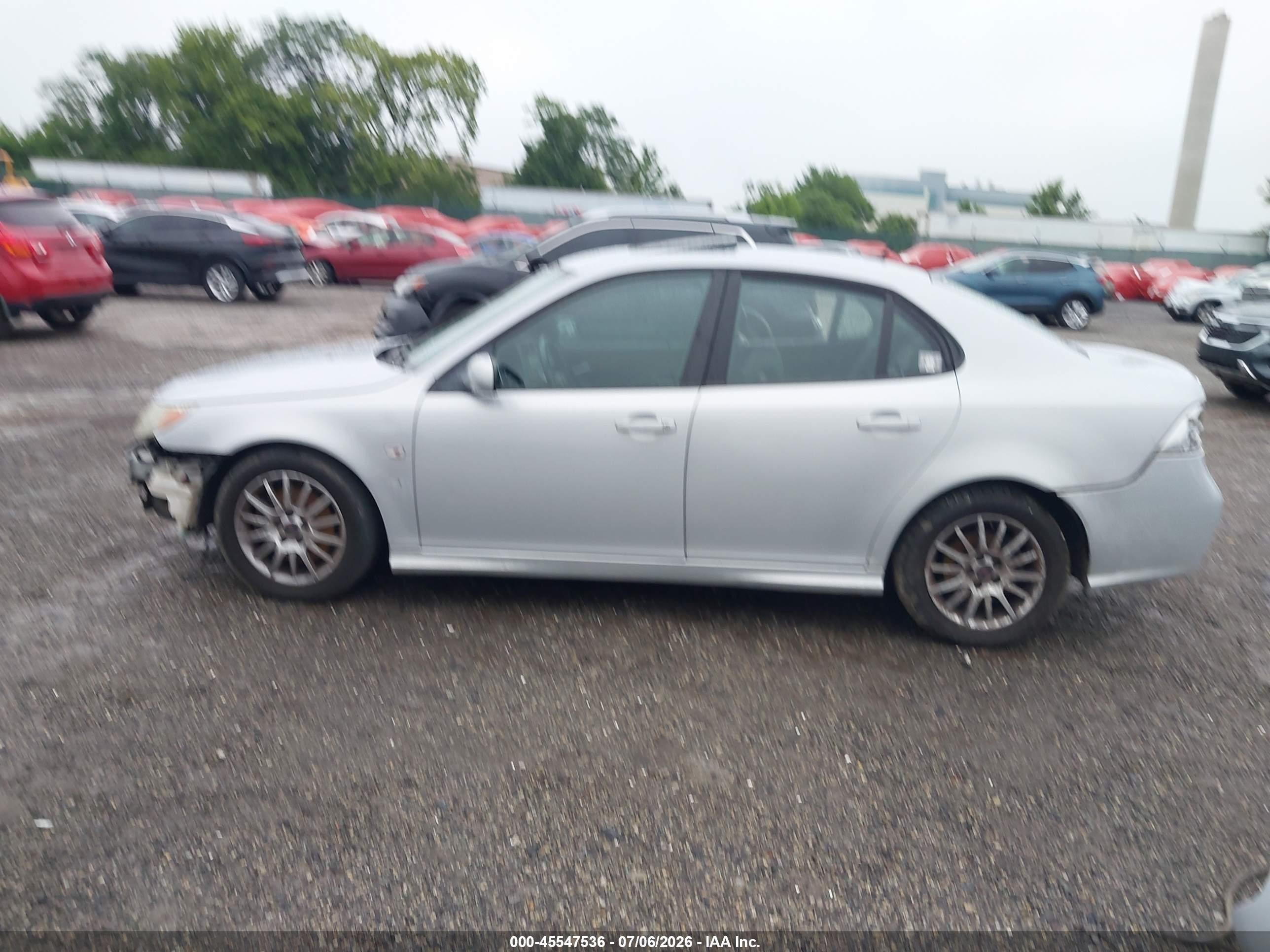 2008 Saab 9-3 2.0t Silver vin: YS3FB49Y781115813