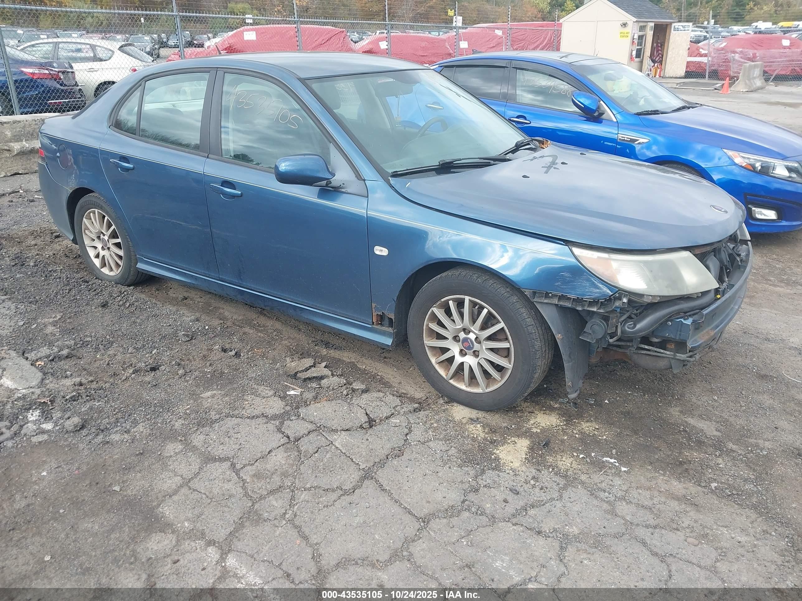 2009 Saab 9-3 2.0t Blue vin: YS3FB49Y791011517