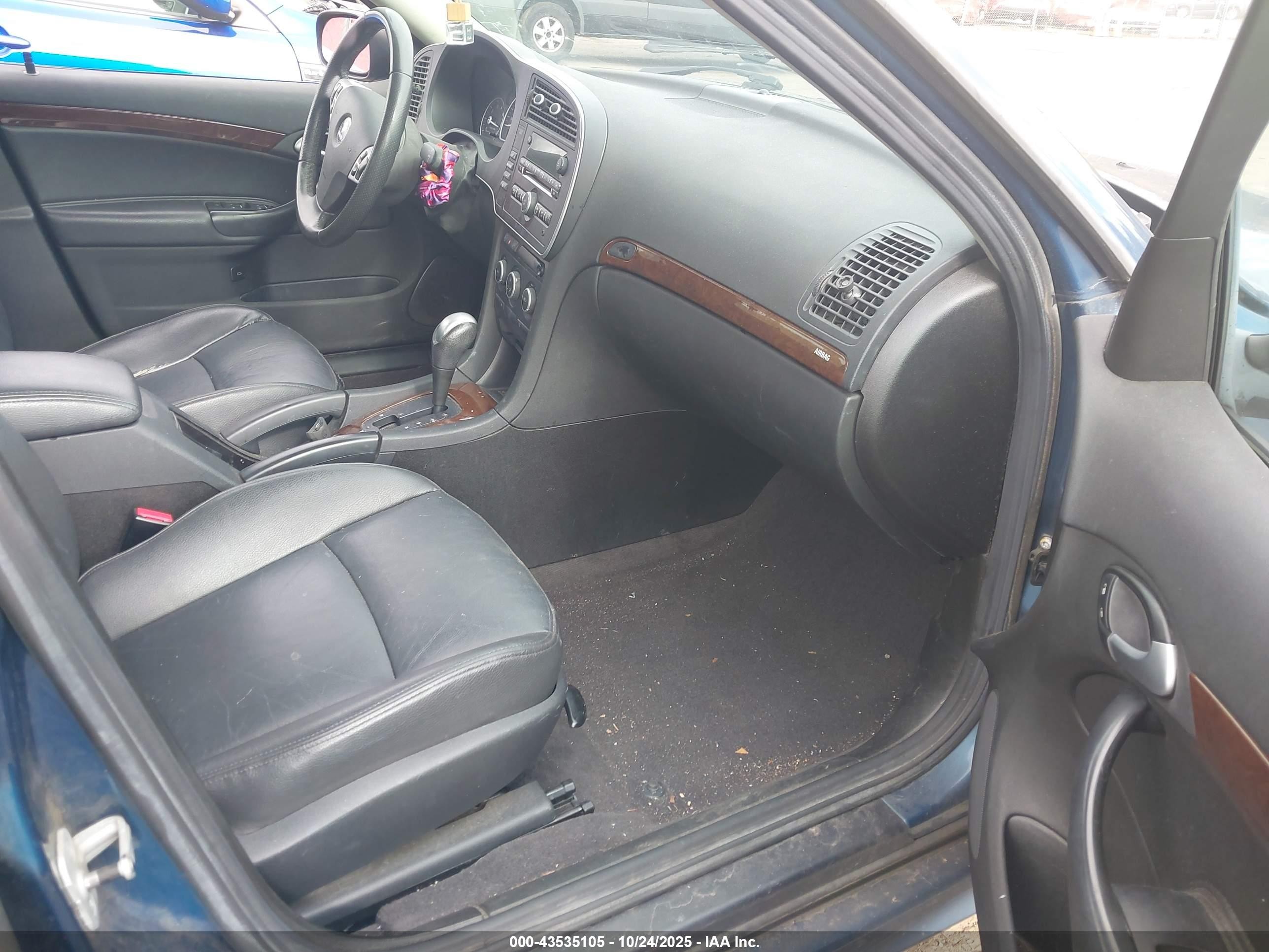 2009 Saab 9-3 2.0t Синий vin: YS3FB49Y791011517
