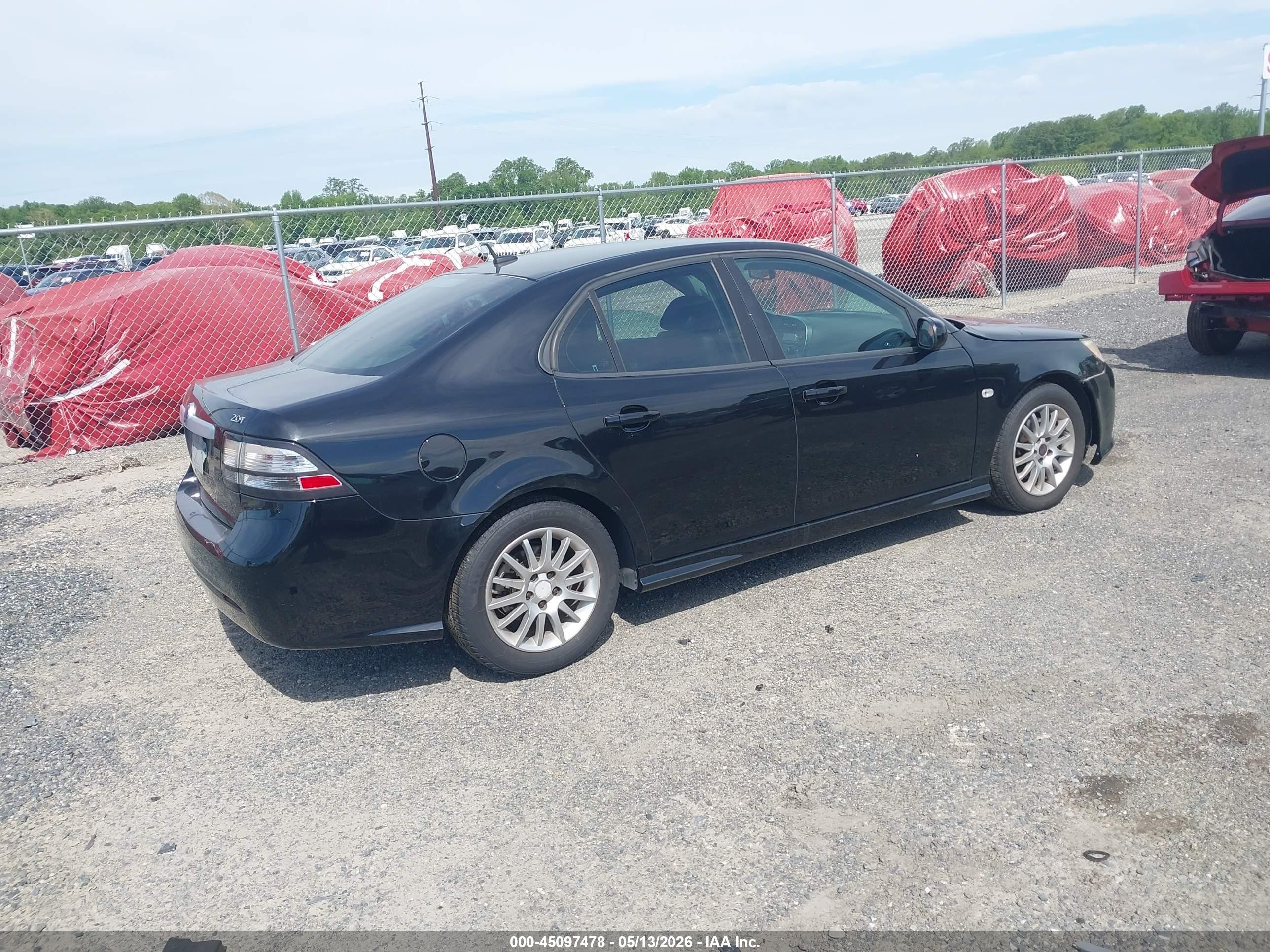 2009 Saab 9-3 2.0t Черный vin: YS3FB49Y791016331