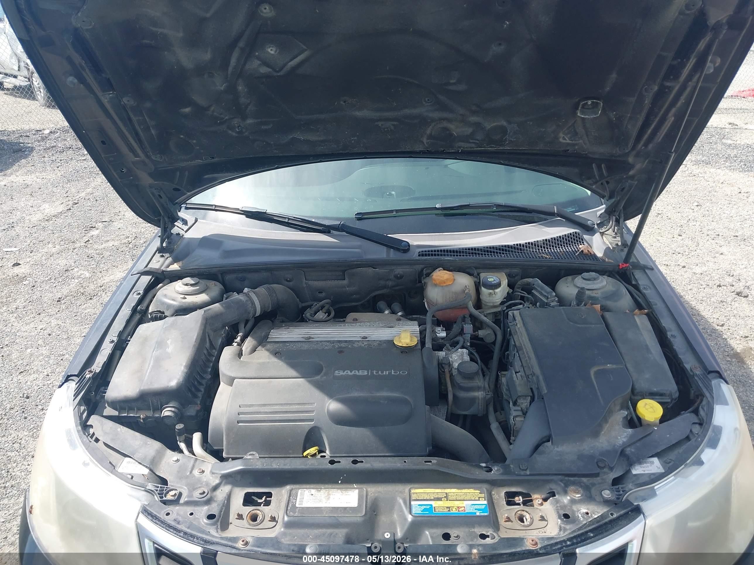 2009 Saab 9-3 2.0t Черный vin: YS3FB49Y791016331