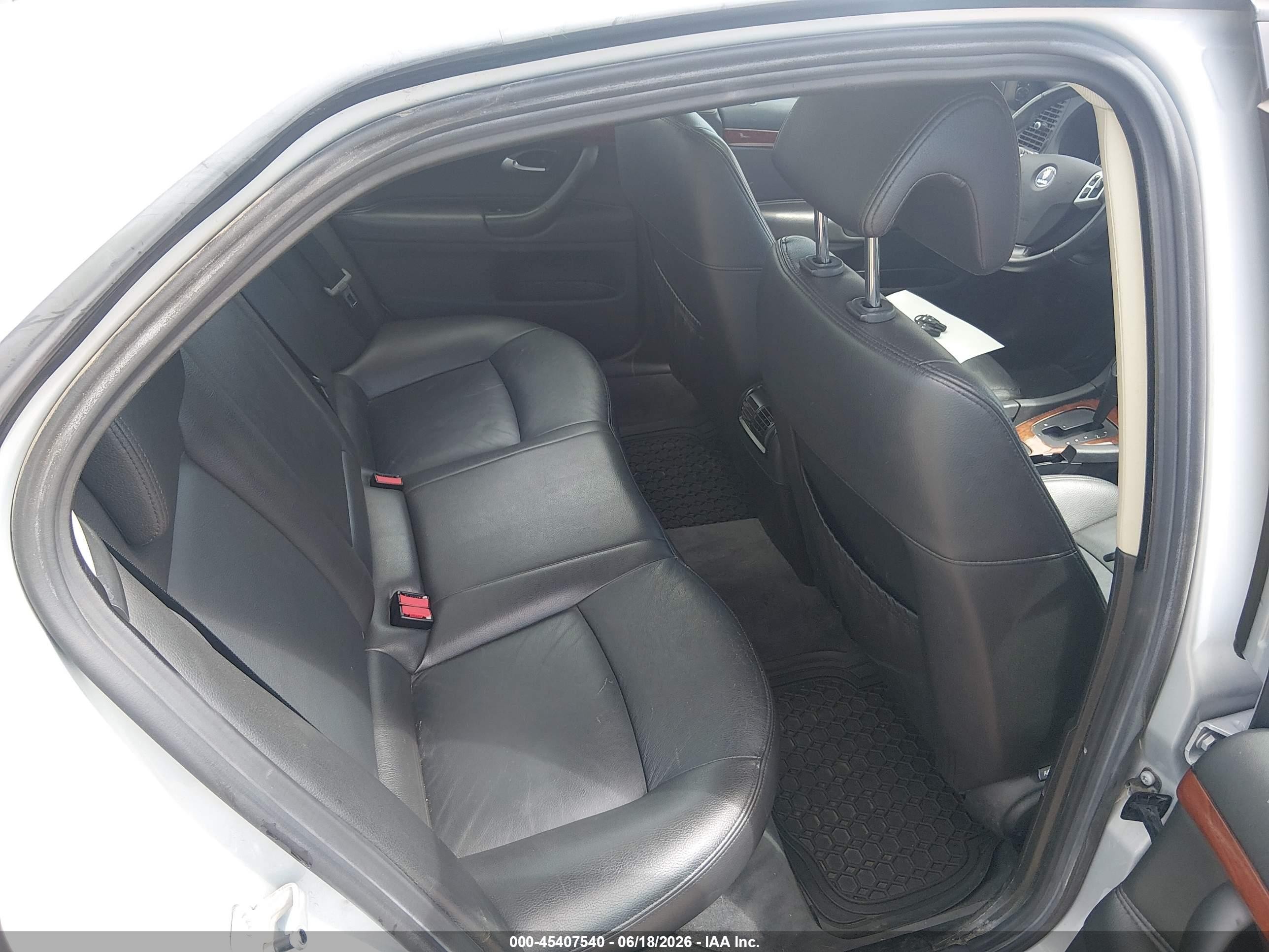 2008 Saab 9-3 2.0t Silver vin: YS3FB49Y881012674