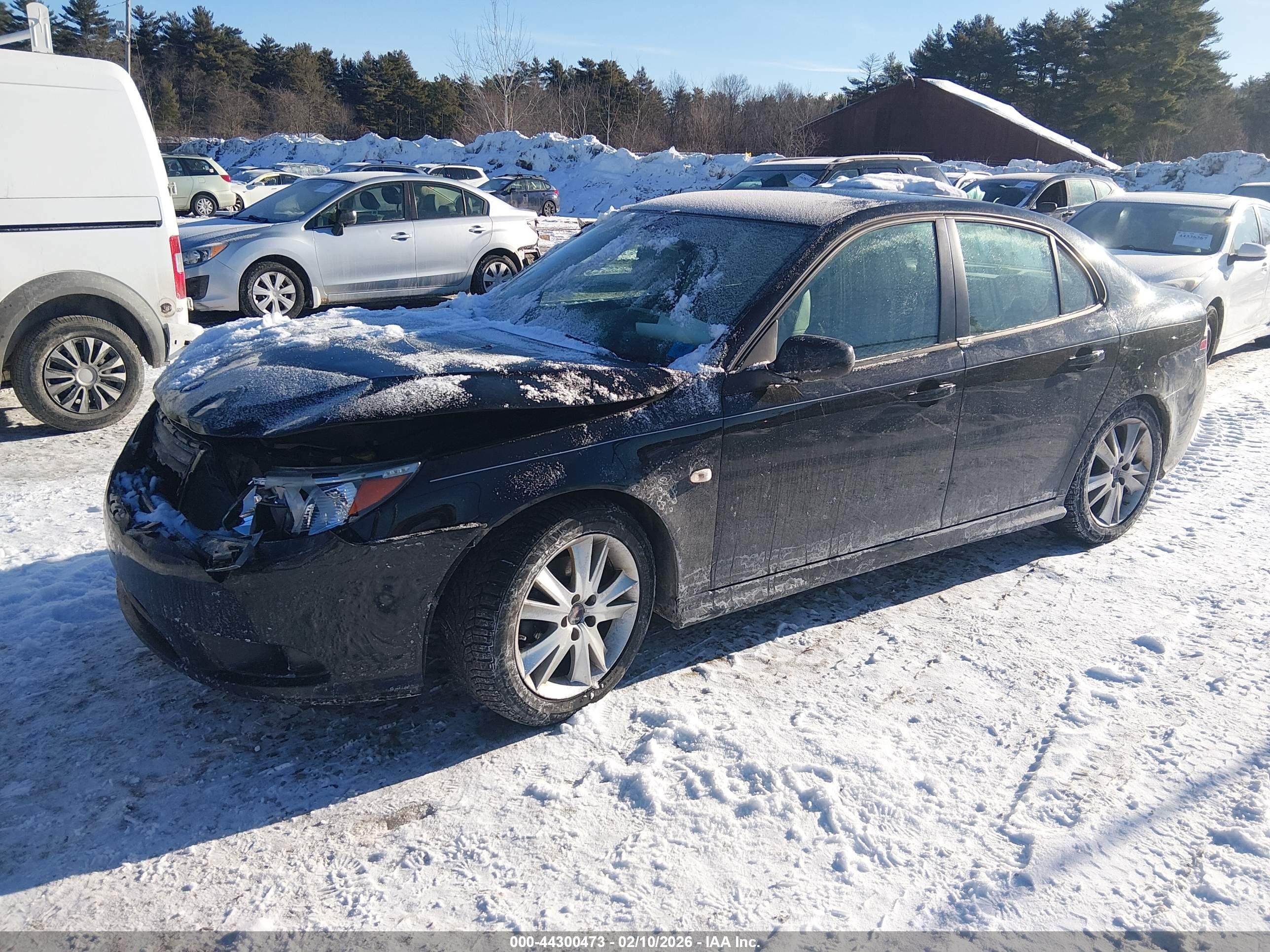 2009 Saab 9-3 2.0t Black vin: YS3FB49Y891008142