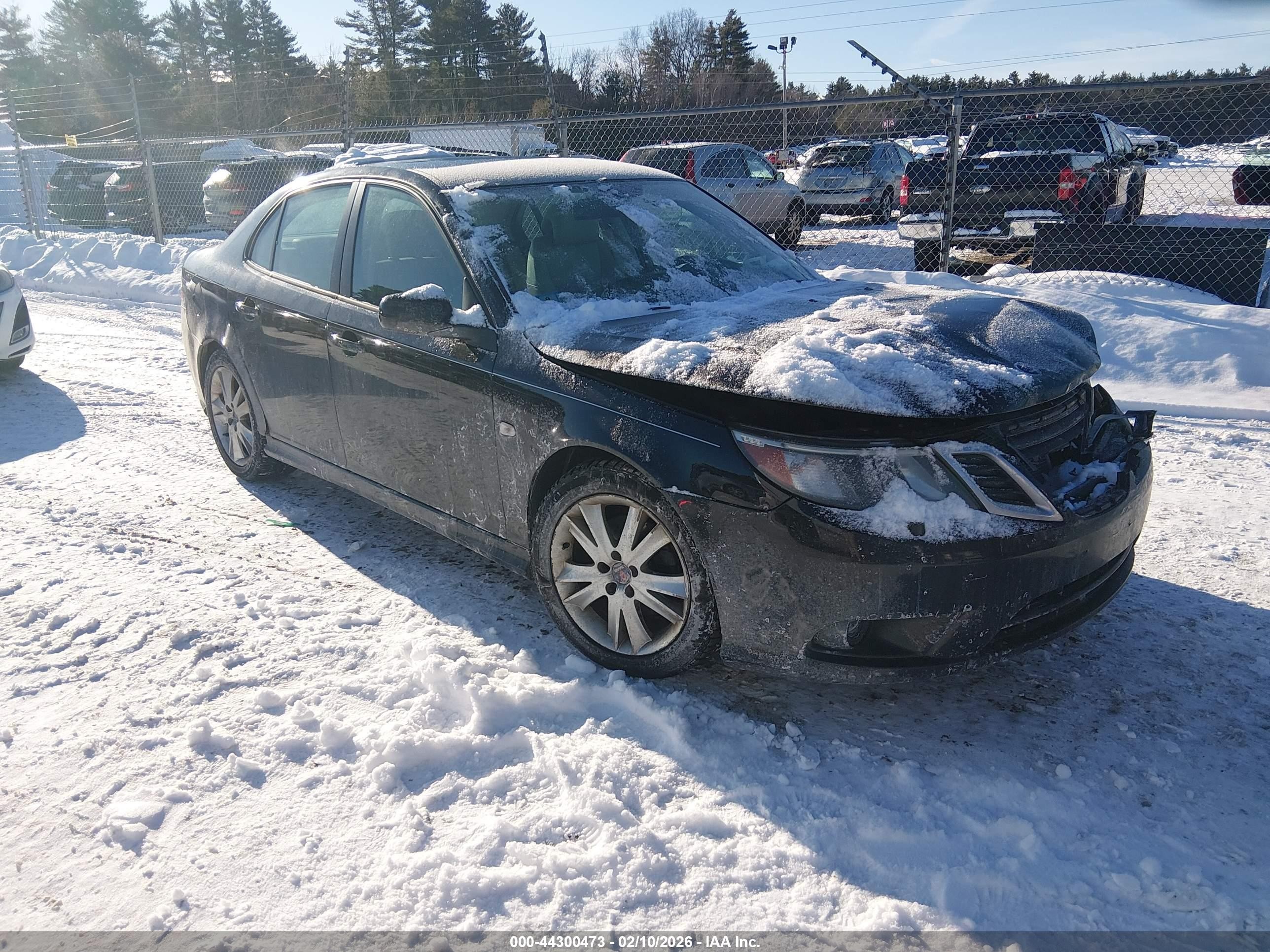 2009 Saab 9-3 2.0t Black vin: YS3FB49Y891008142