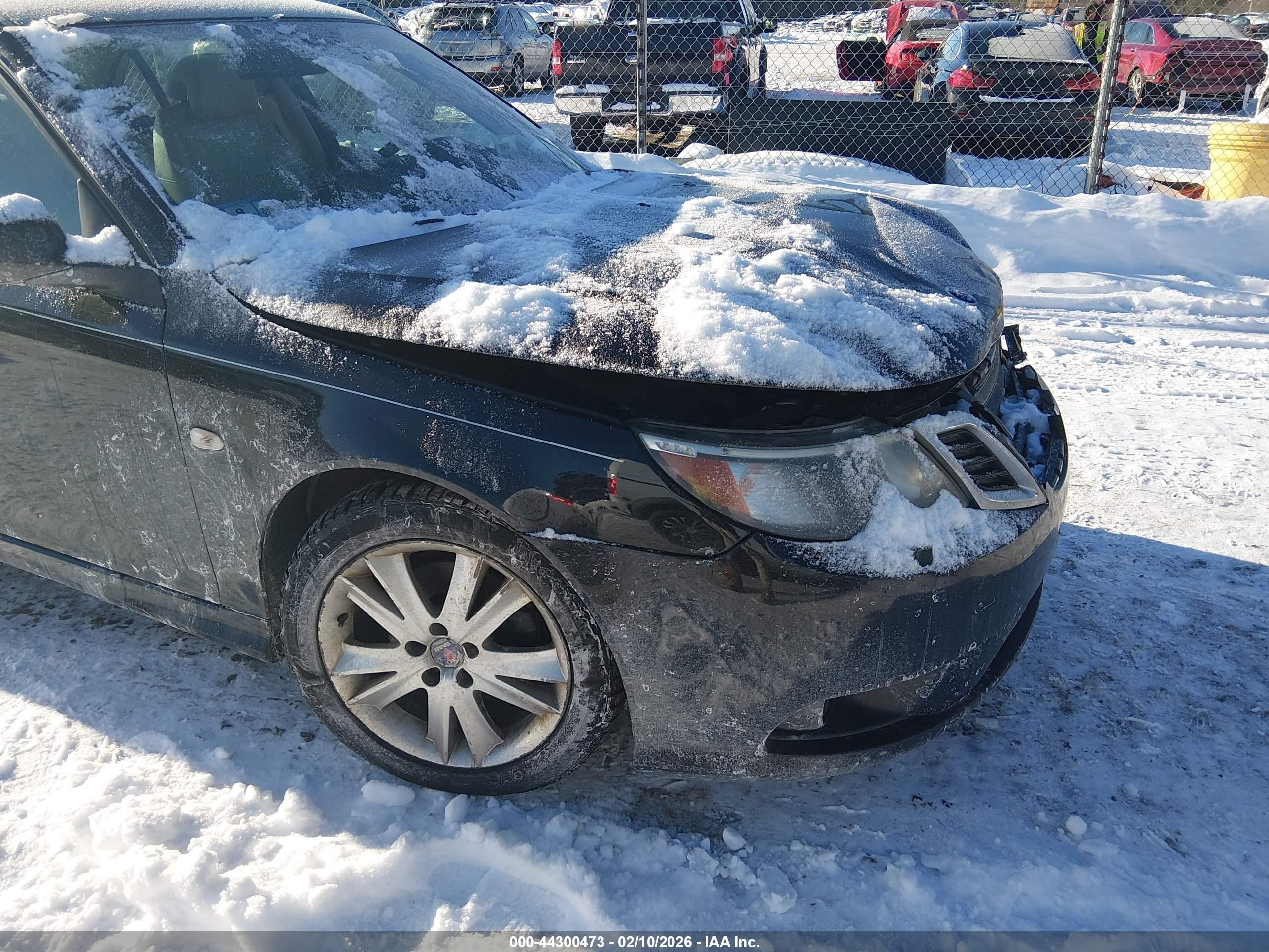 2009 Saab 9-3 2.0t Black vin: YS3FB49Y891008142
