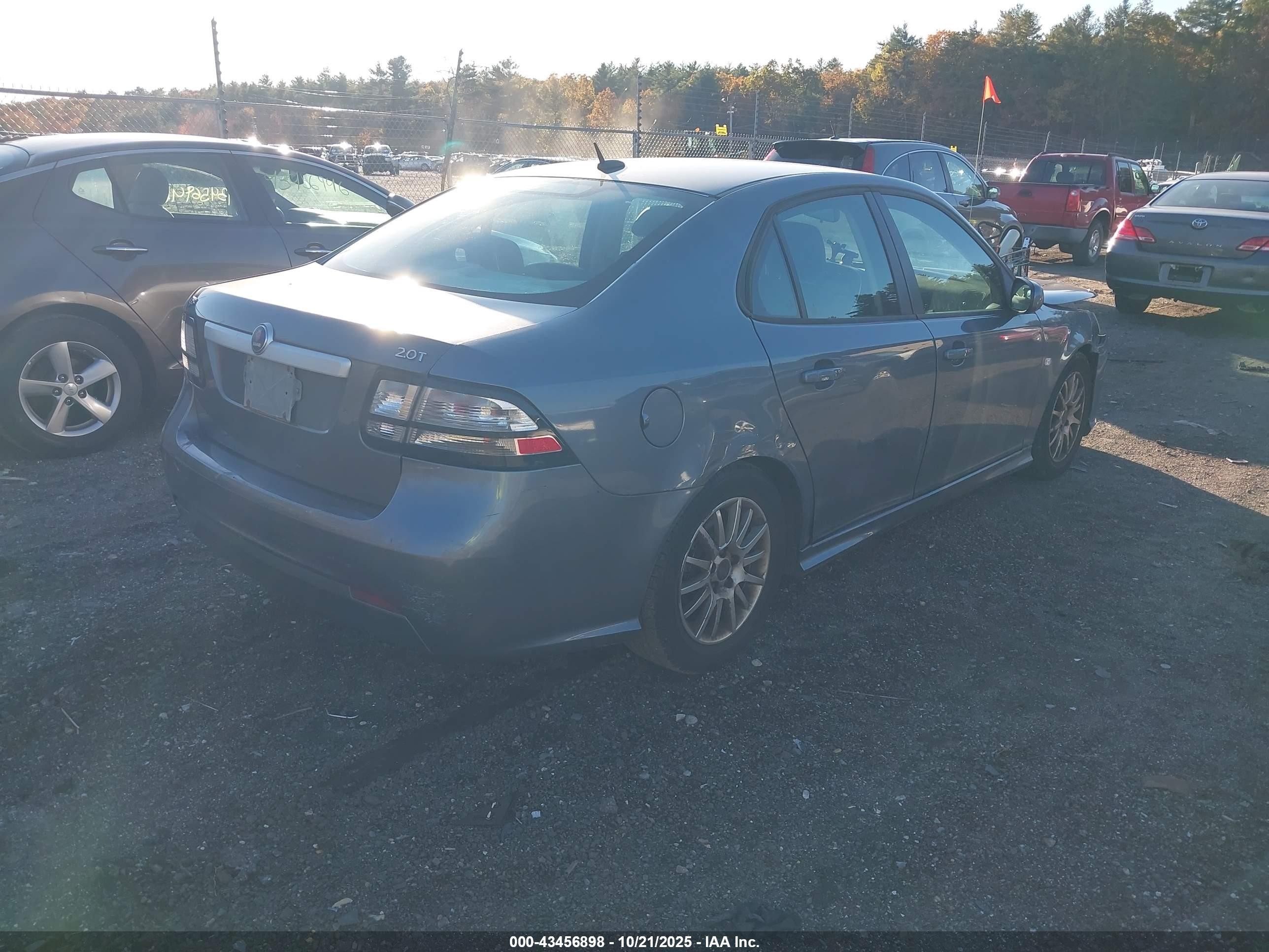 2009 Saab 9-3 2.0t Gray vin: YS3FB49YX91002424