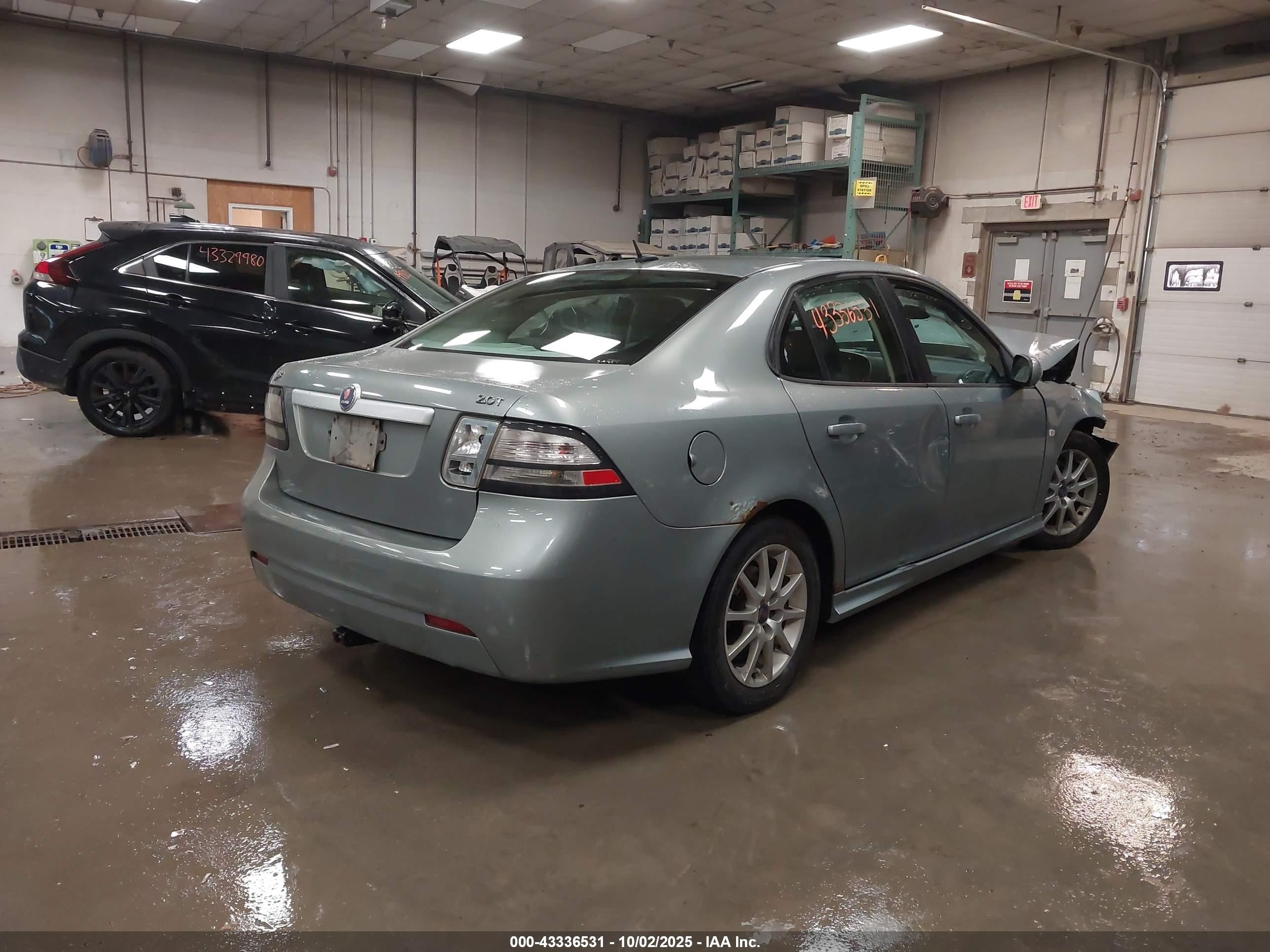 2009 Saab 9-3 2.0t Green vin: YS3FB49YX91016923