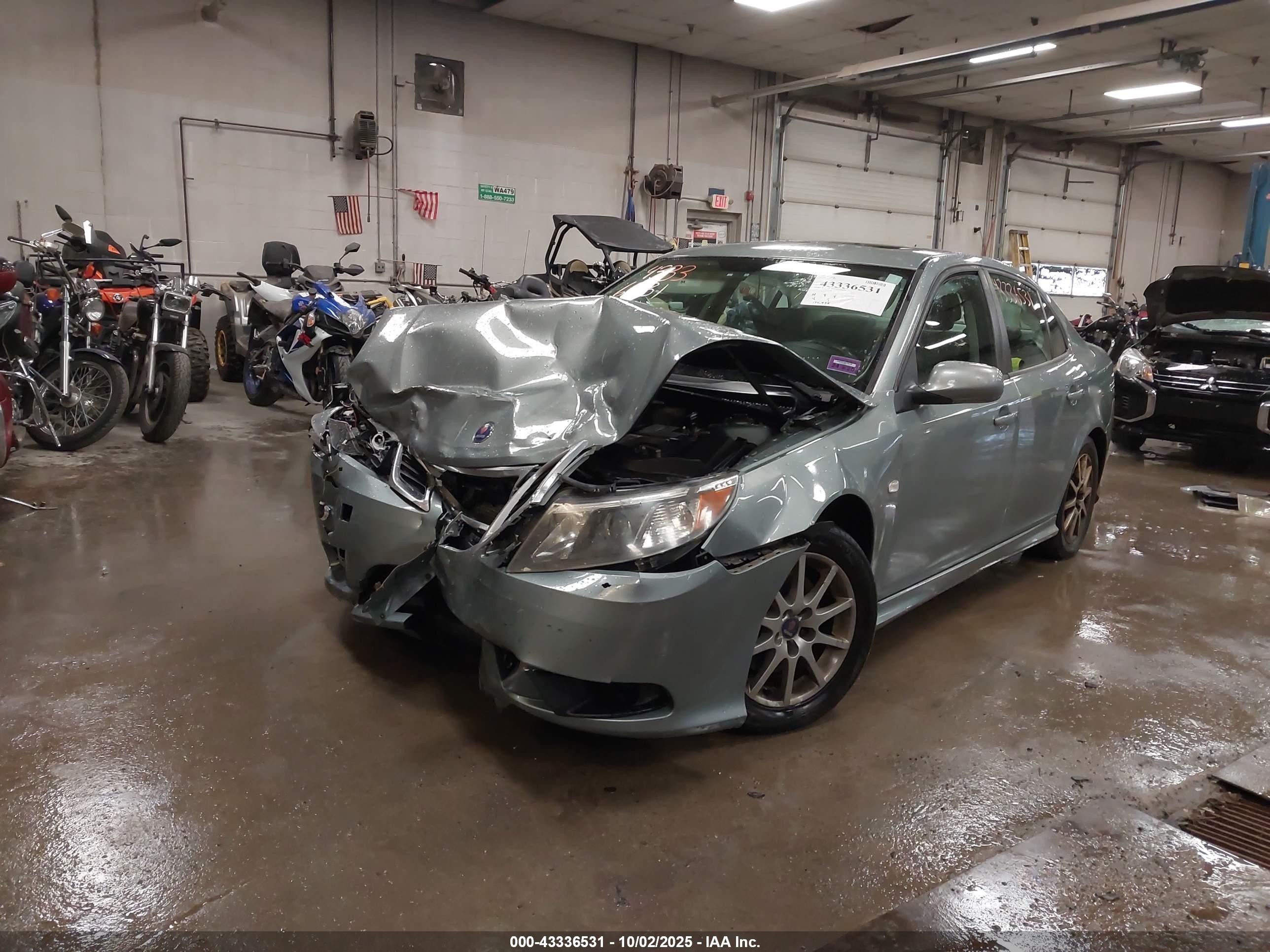 2009 Saab 9-3 2.0t Green vin: YS3FB49YX91016923