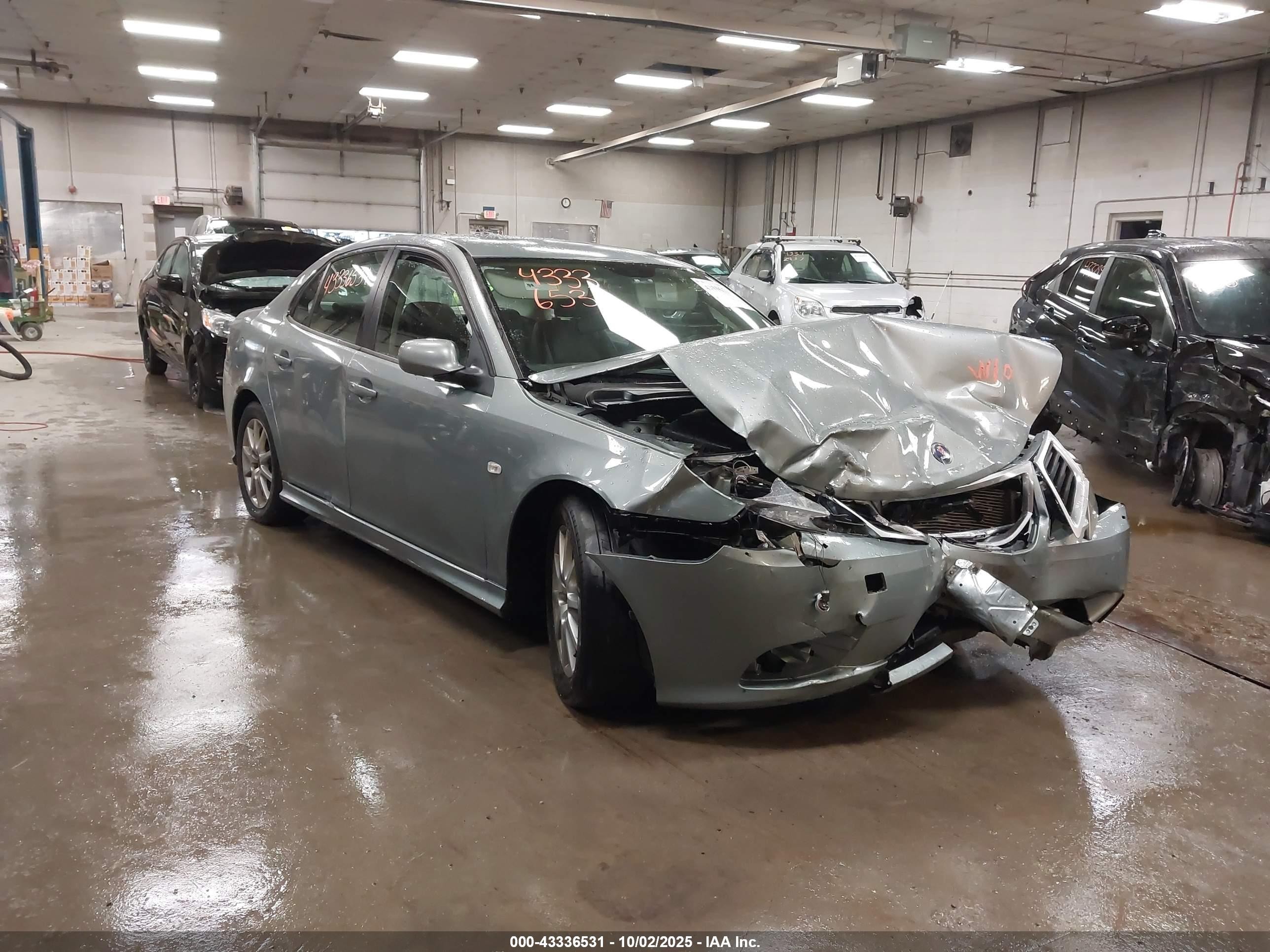 2009 Saab 9-3 2.0t Green vin: YS3FB49YX91016923