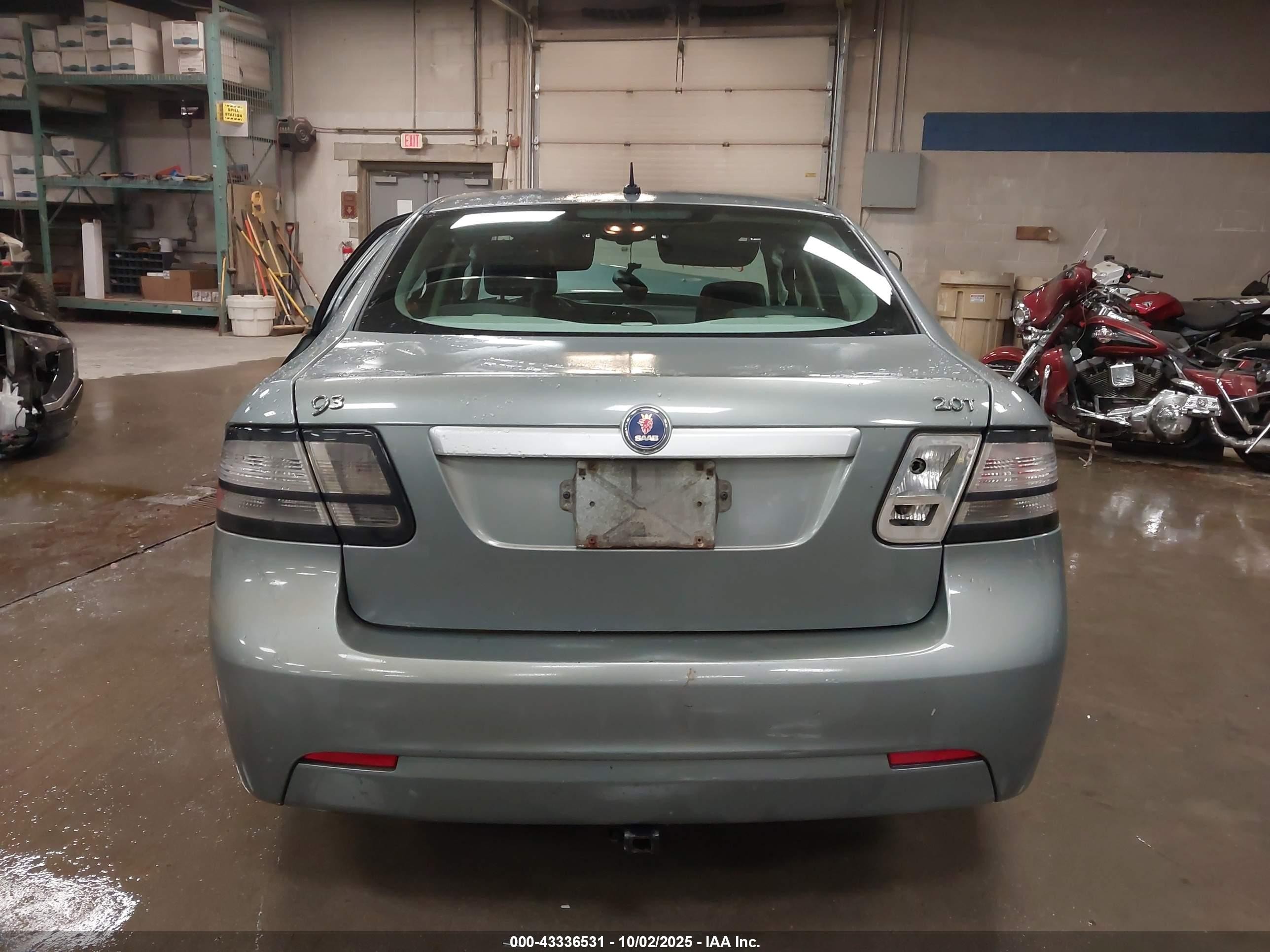 2009 Saab 9-3 2.0t Green vin: YS3FB49YX91016923